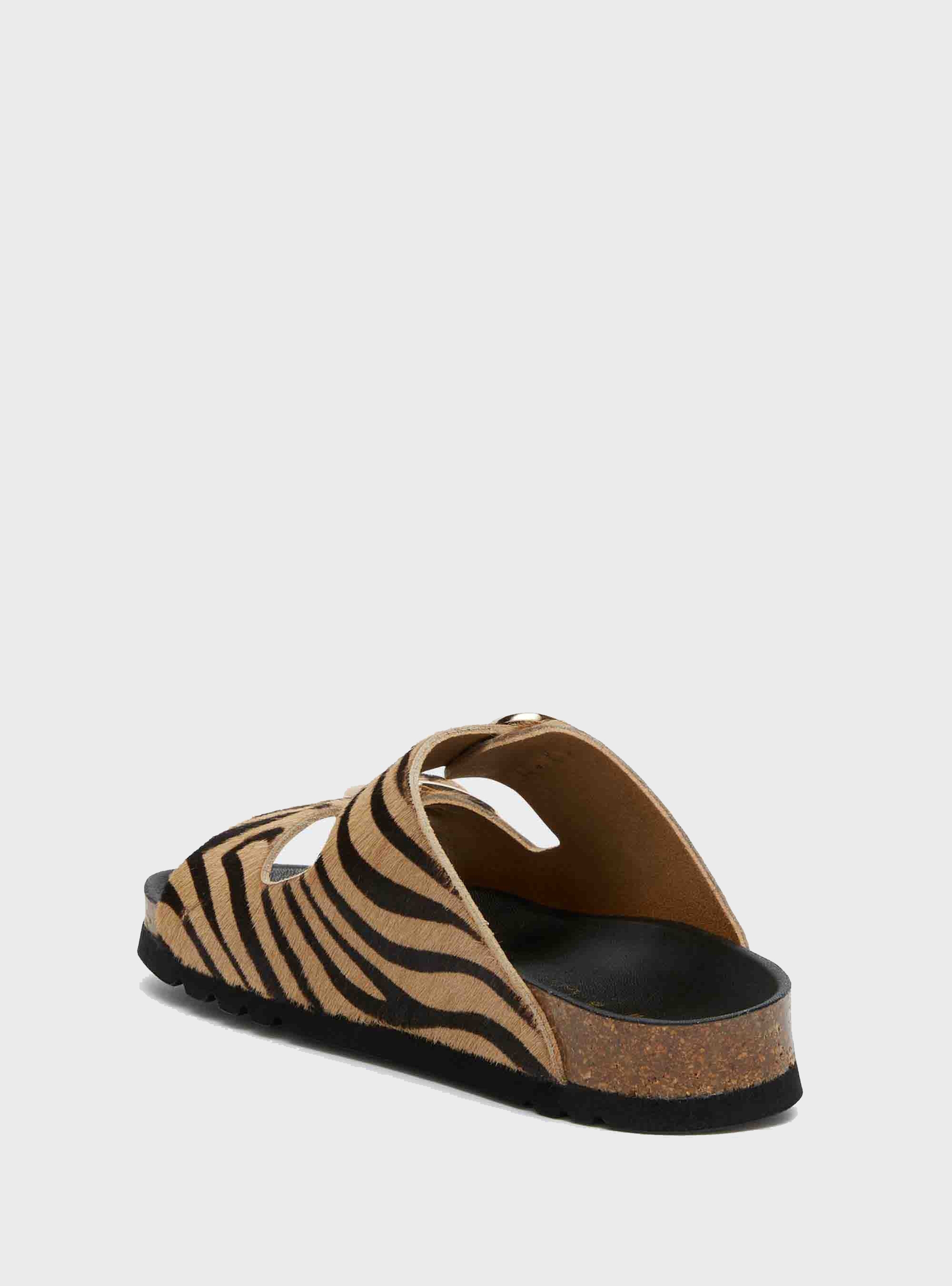 Scholl Noelle Eva Sandals - Zebra Print