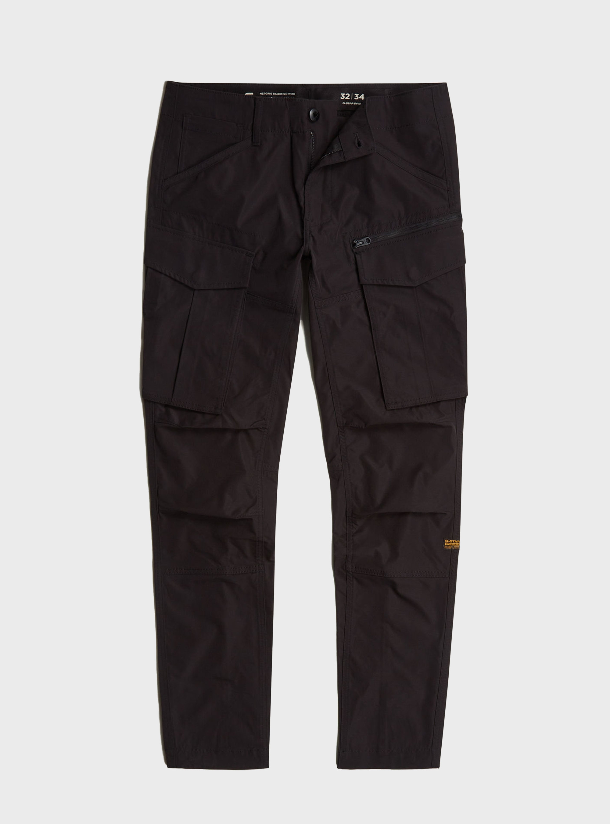 G-Star Rovic Zip 3D Regular Tapered Pants - Black