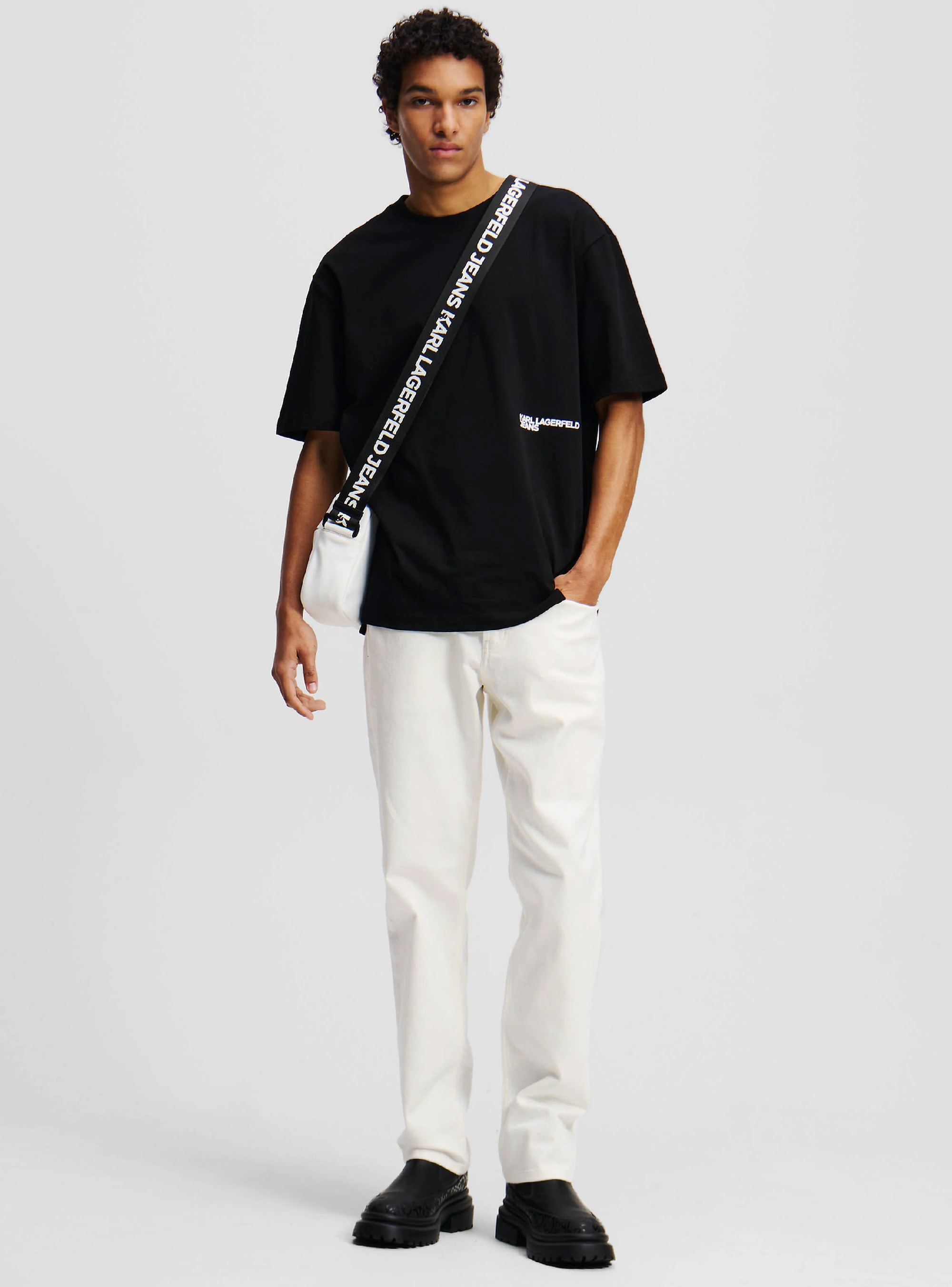 Karl Lagerfeld Jeans Tapered Jeans - White