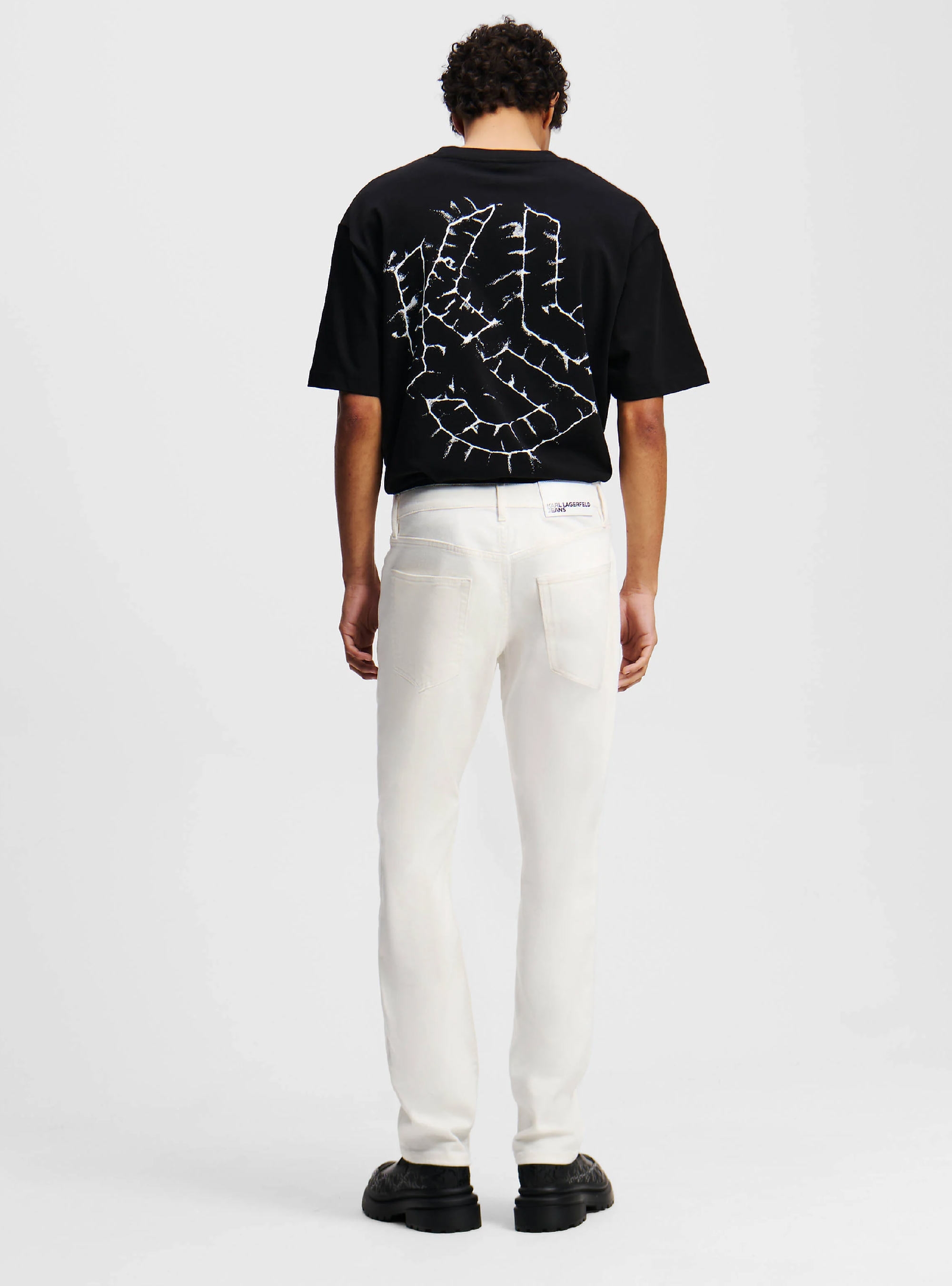Karl Lagerfeld Jeans Tapered Jeans - White