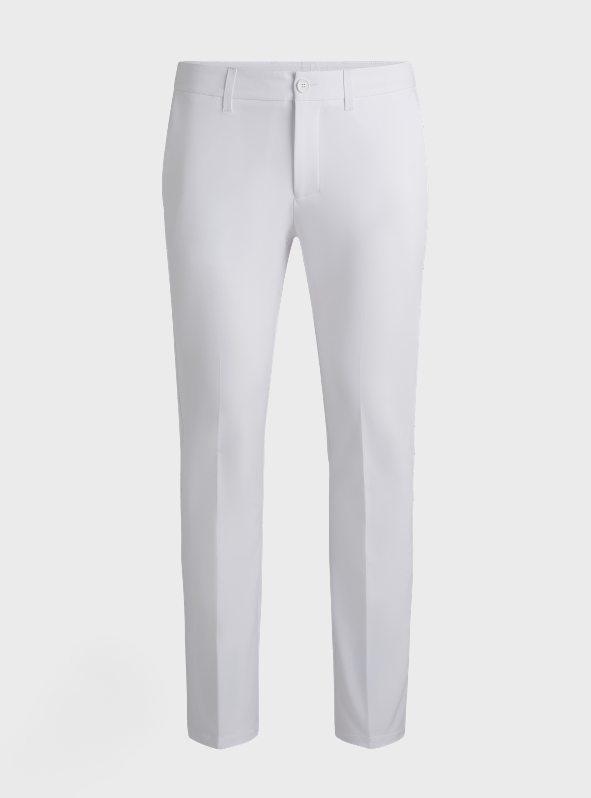 BOSS Slim Fit Water Repellent Trousers T_Commuter-Slim - White