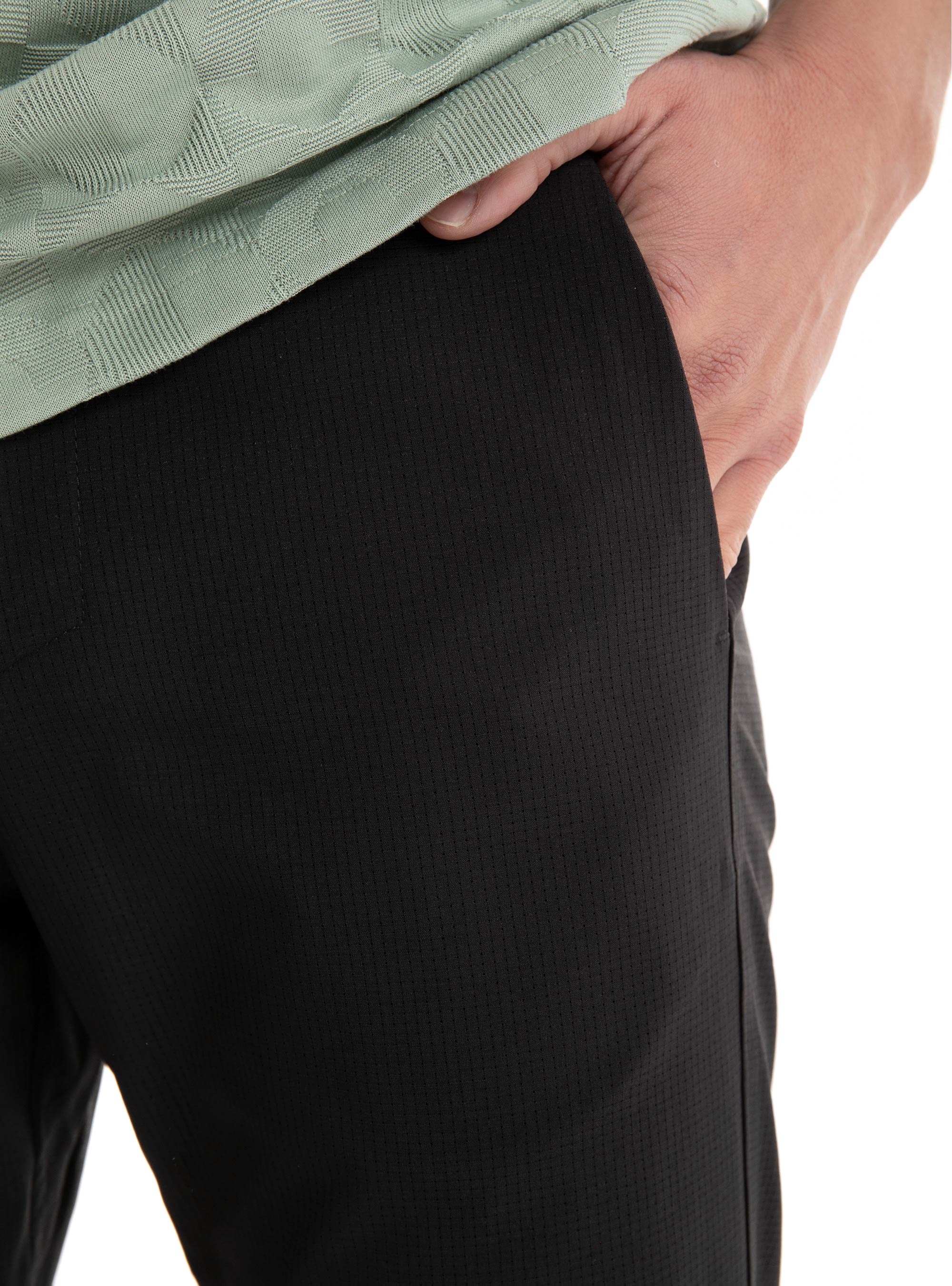 BOSS Regular Fit Water Repellent Trousers T_Commuter-Hop - Black