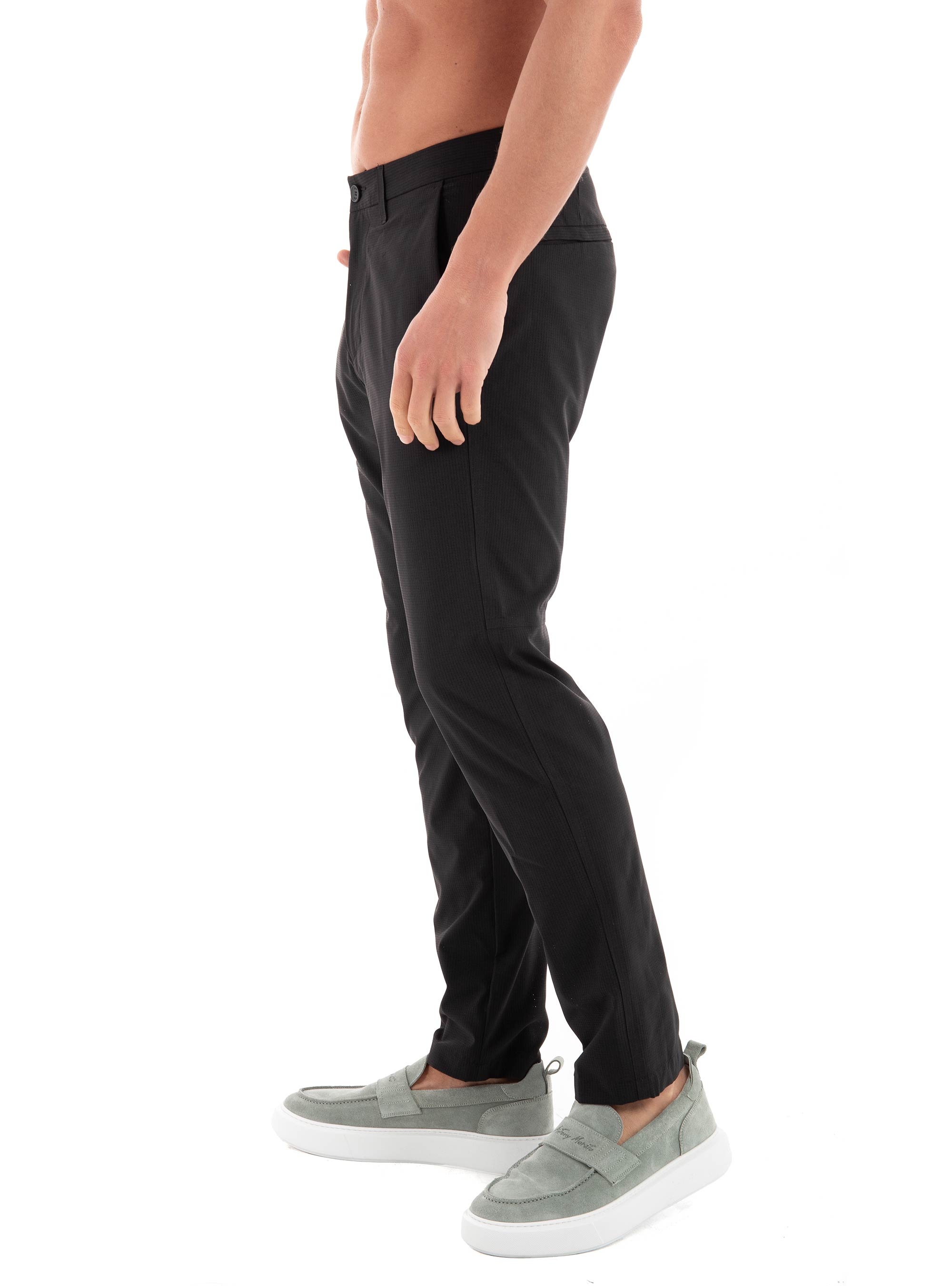 BOSS Regular Fit Water Repellent Trousers T_Commuter-Hop - Black