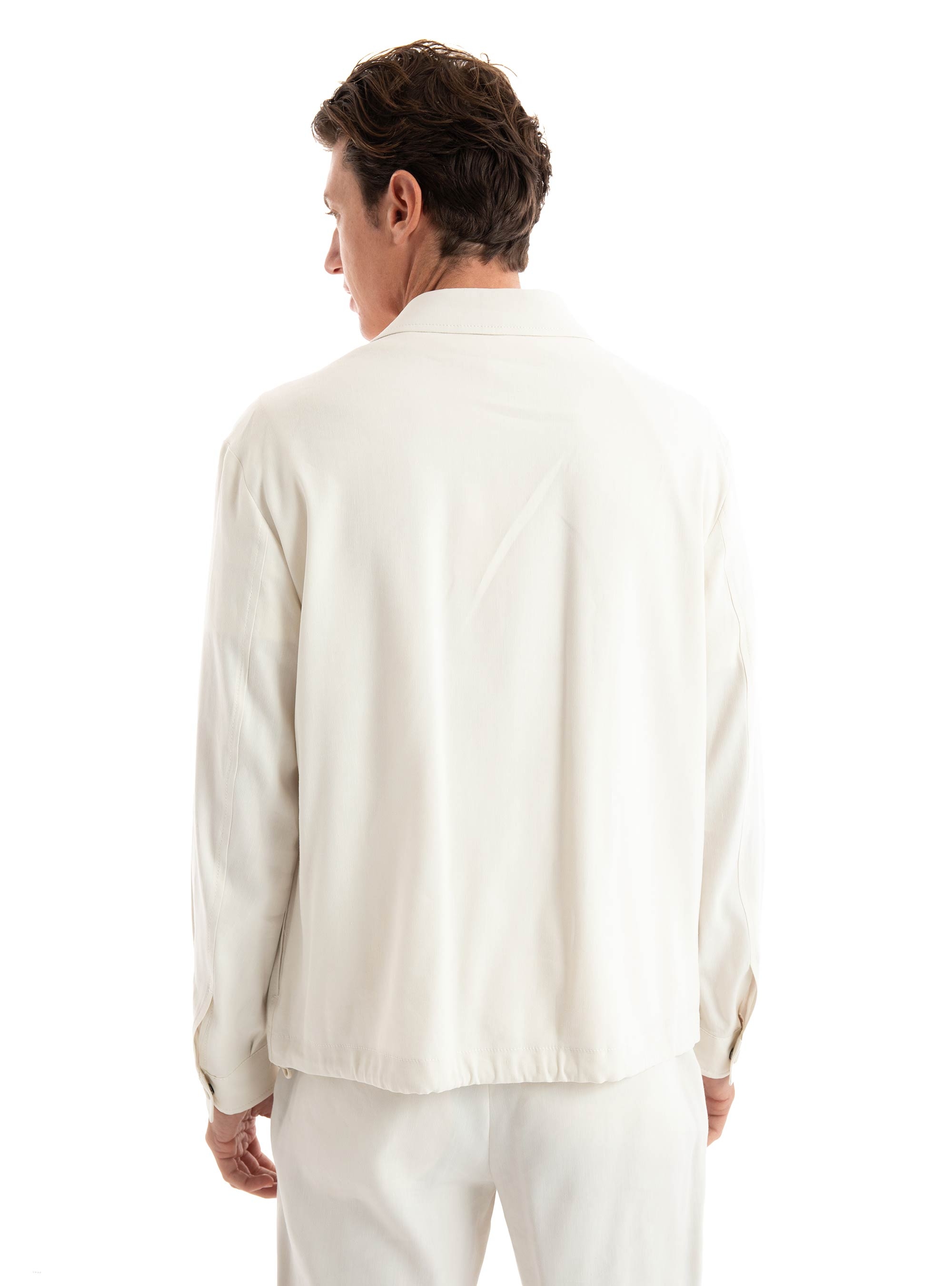 BOSS Jacket P-Carper-Zip-WG-252 - Ecru