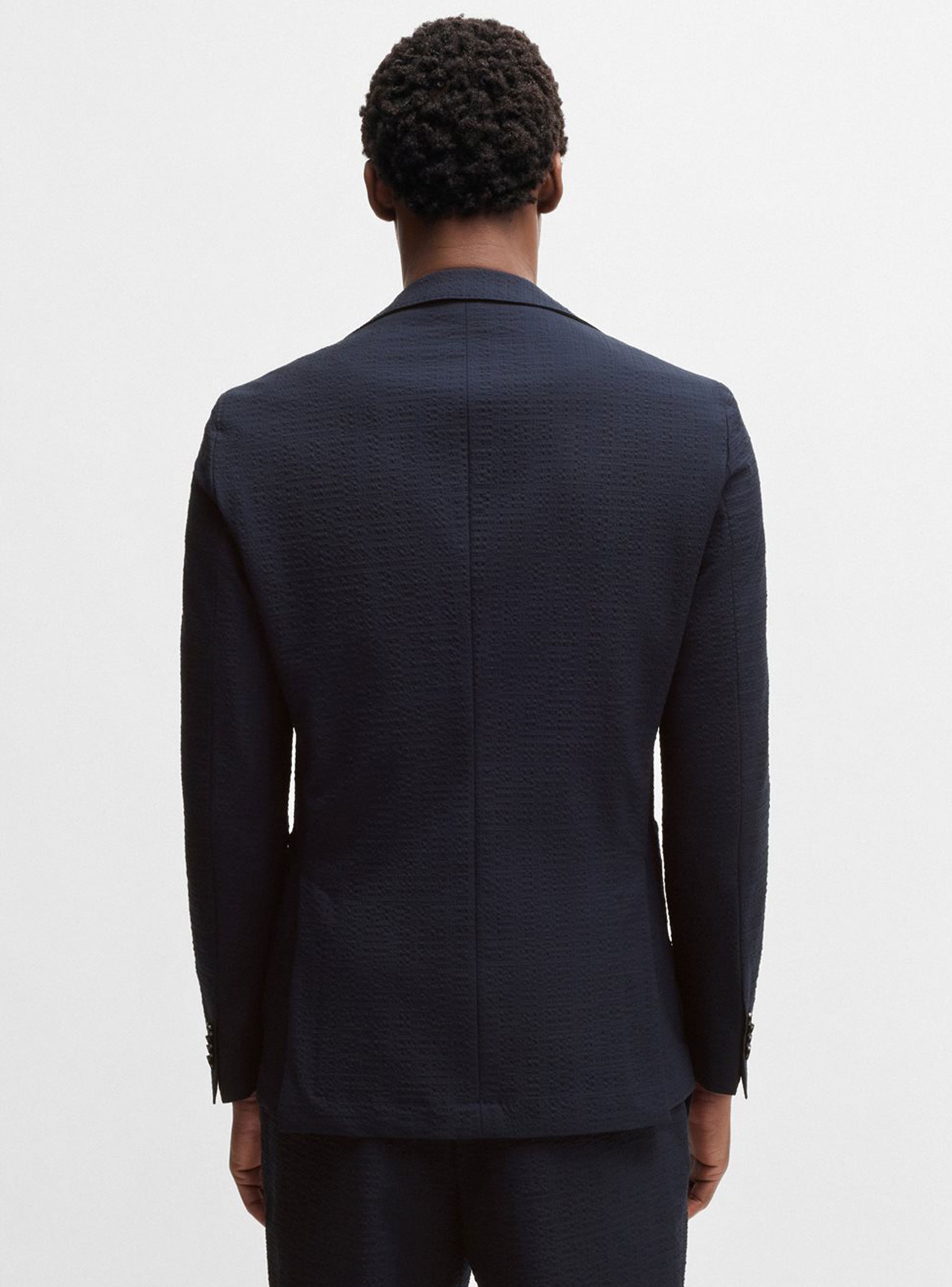 BOSS Slim-Fit Blazer C-Hanry-252 - Dark Blue