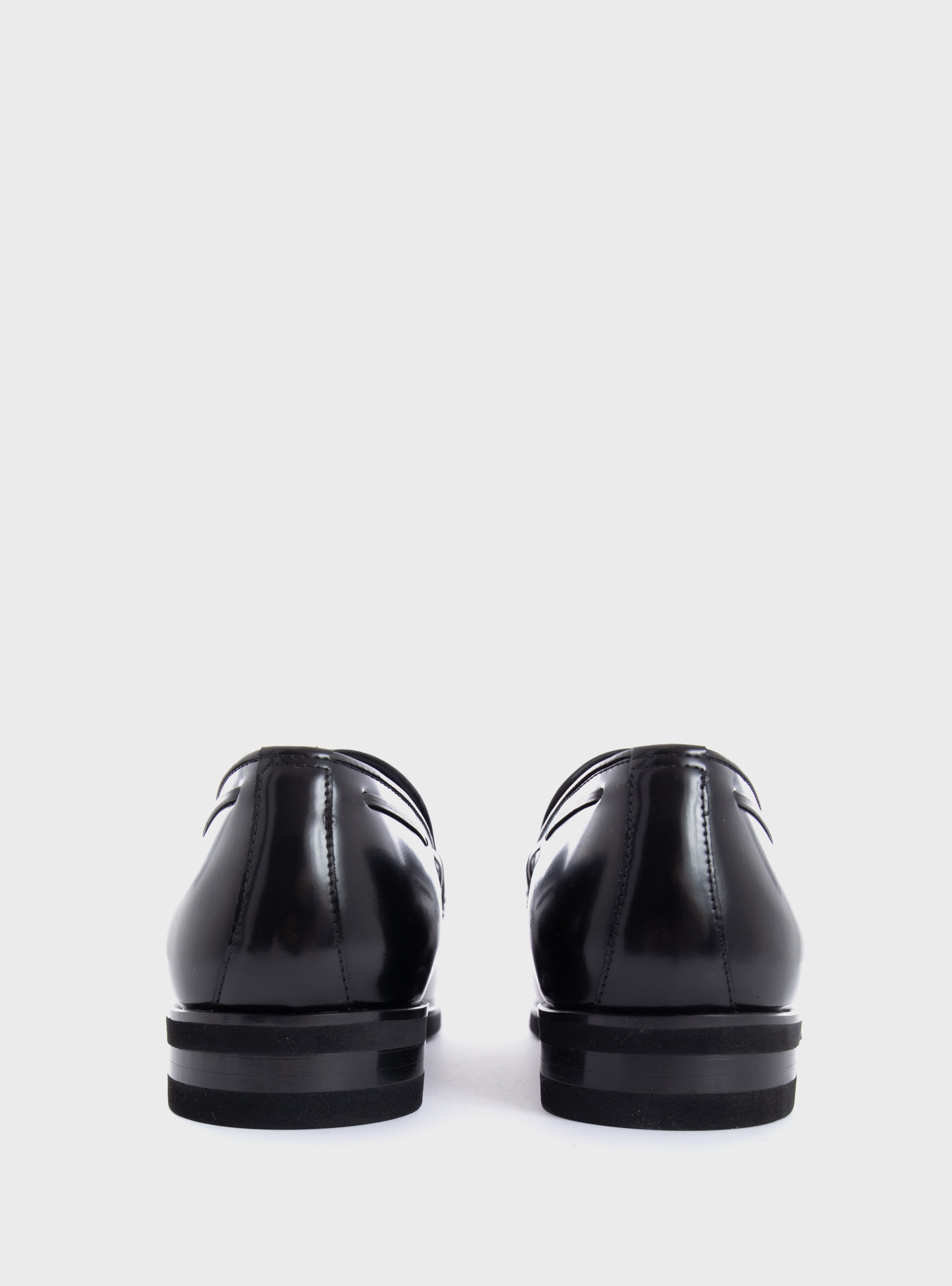 Per La Moda Penny Loafers - Black