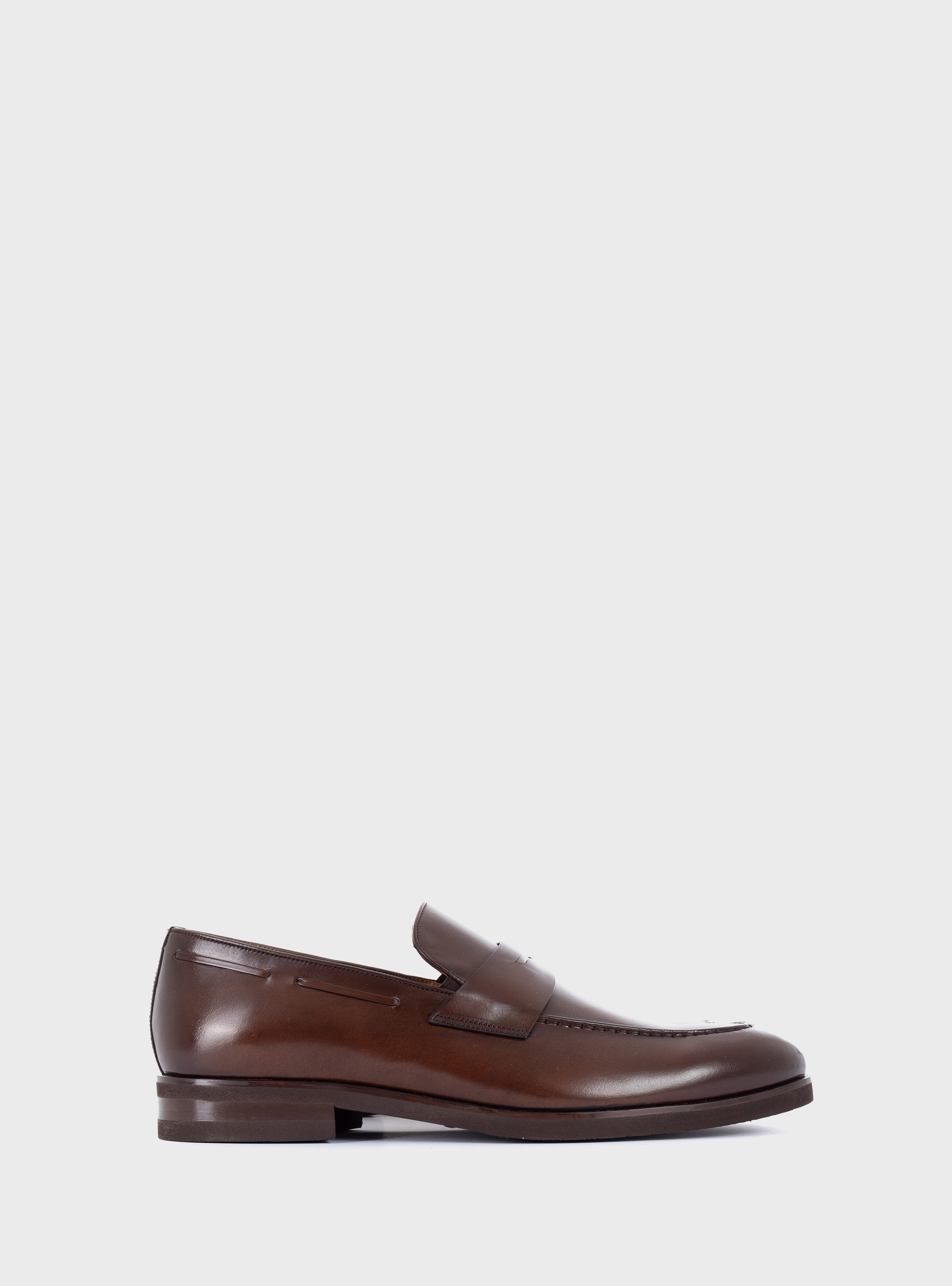 Per La Moda Penny Loafers - Brown
