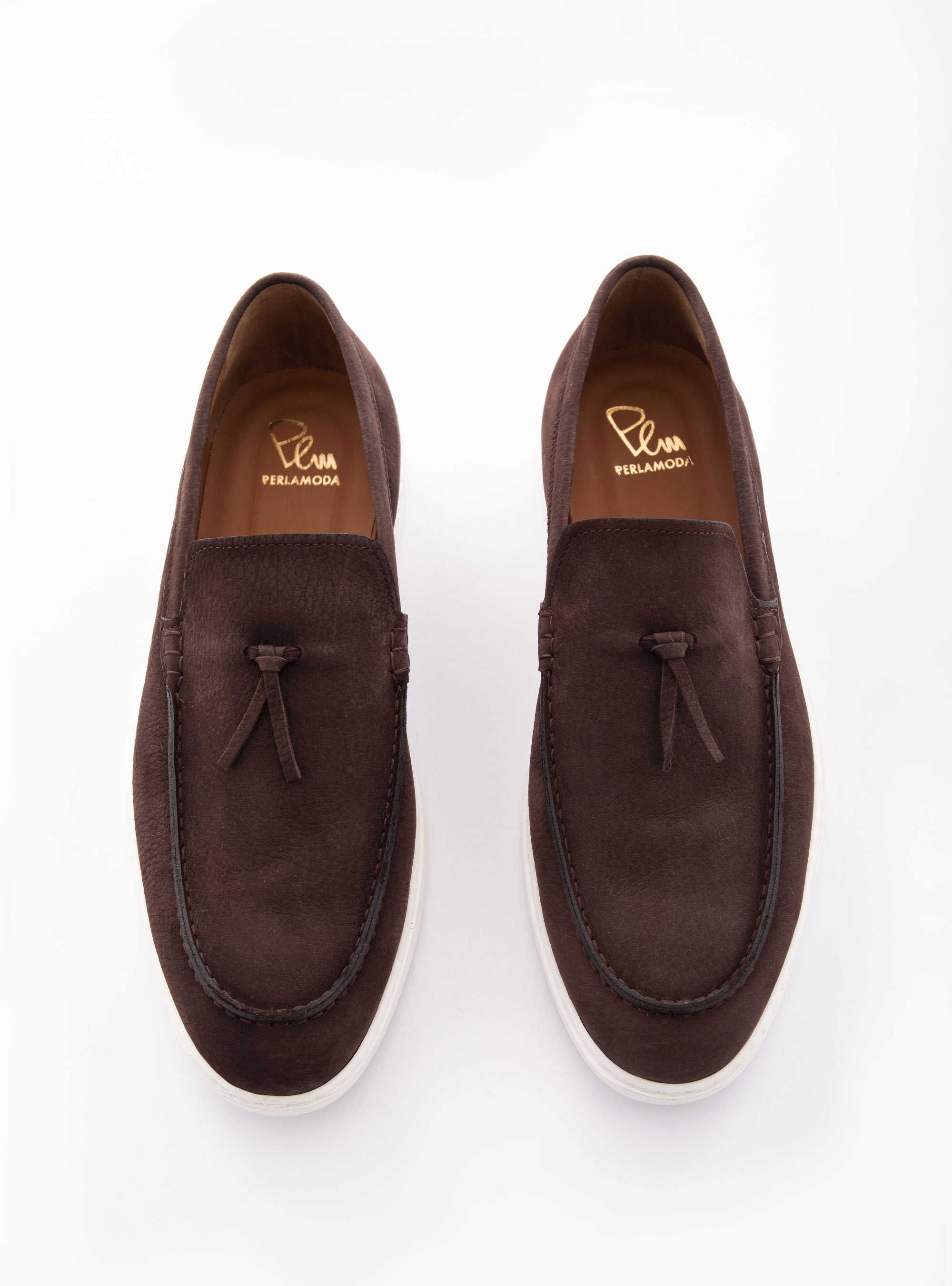 Per La Moda Penny Loafers - Brown
