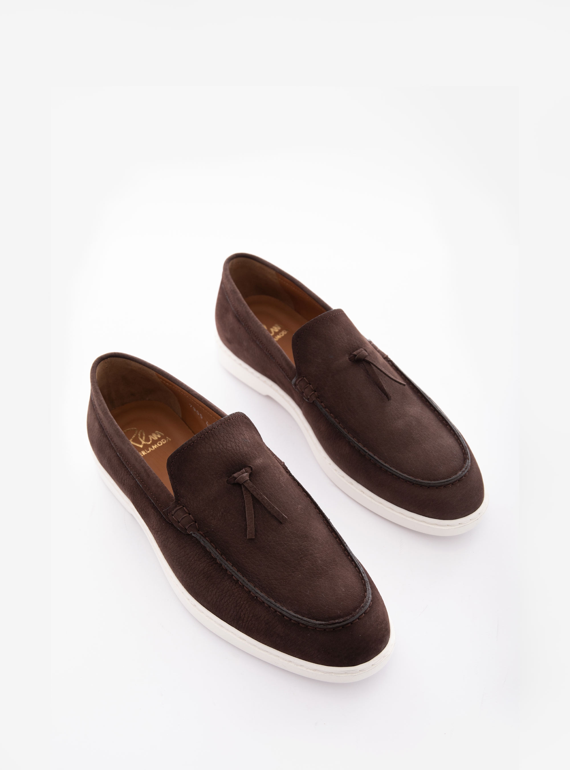 Per La Moda Penny Loafers - Brown