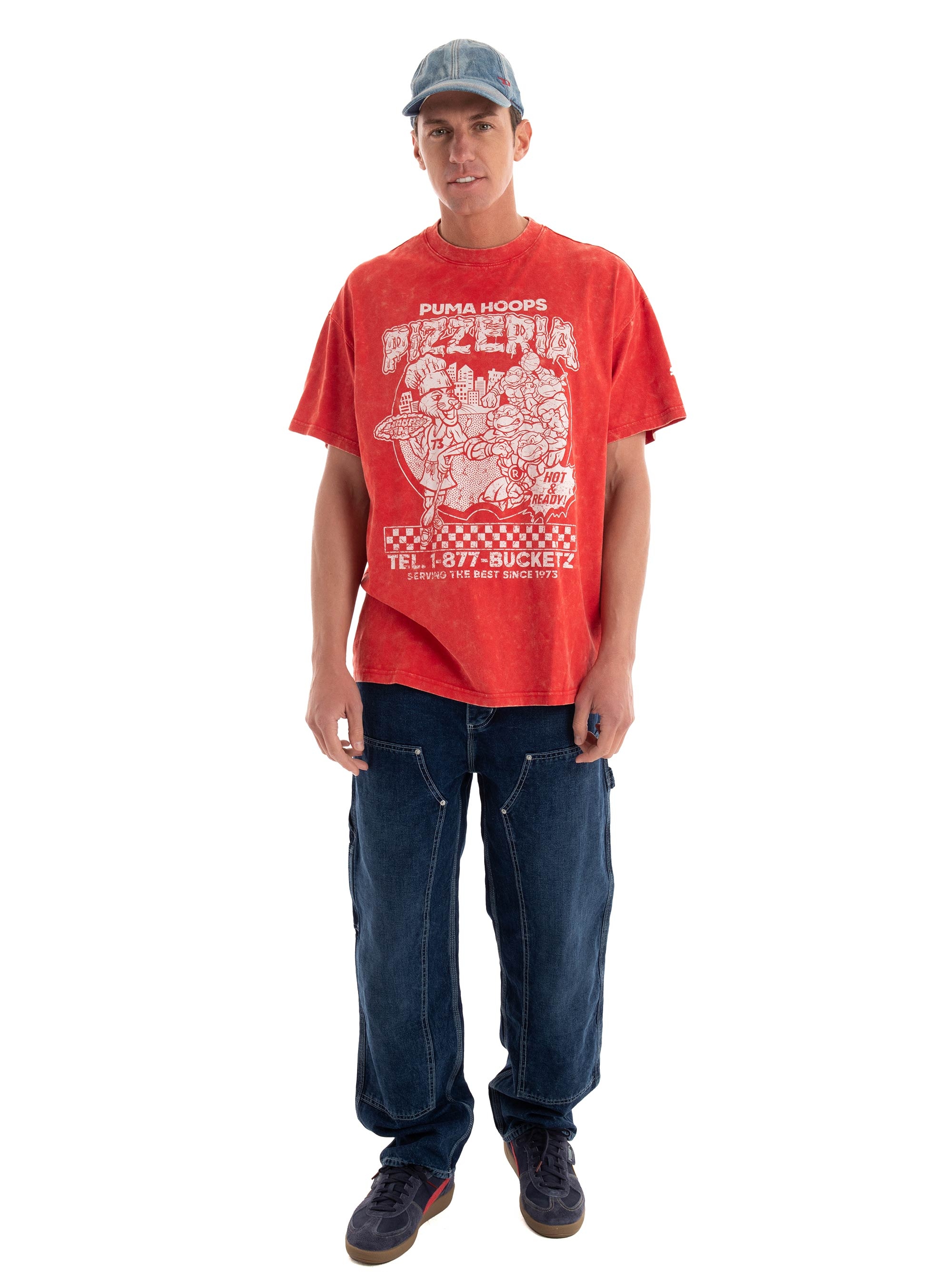 PUMA x TMNT Basketball Tee - Red