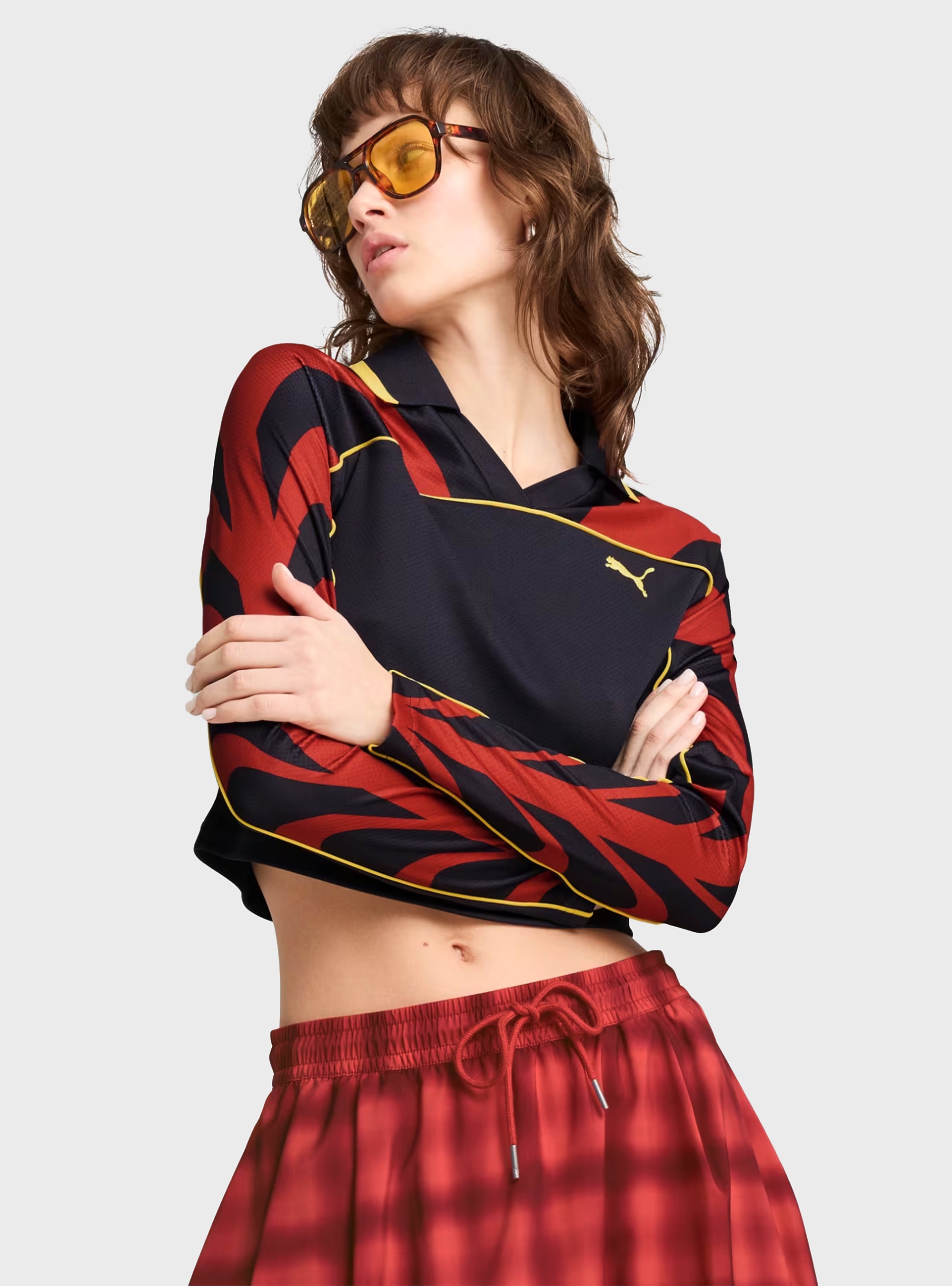 PUMA FUTURE ARCHIVE ROAD TO UNITY Football Jersey Baby Tee - Navy