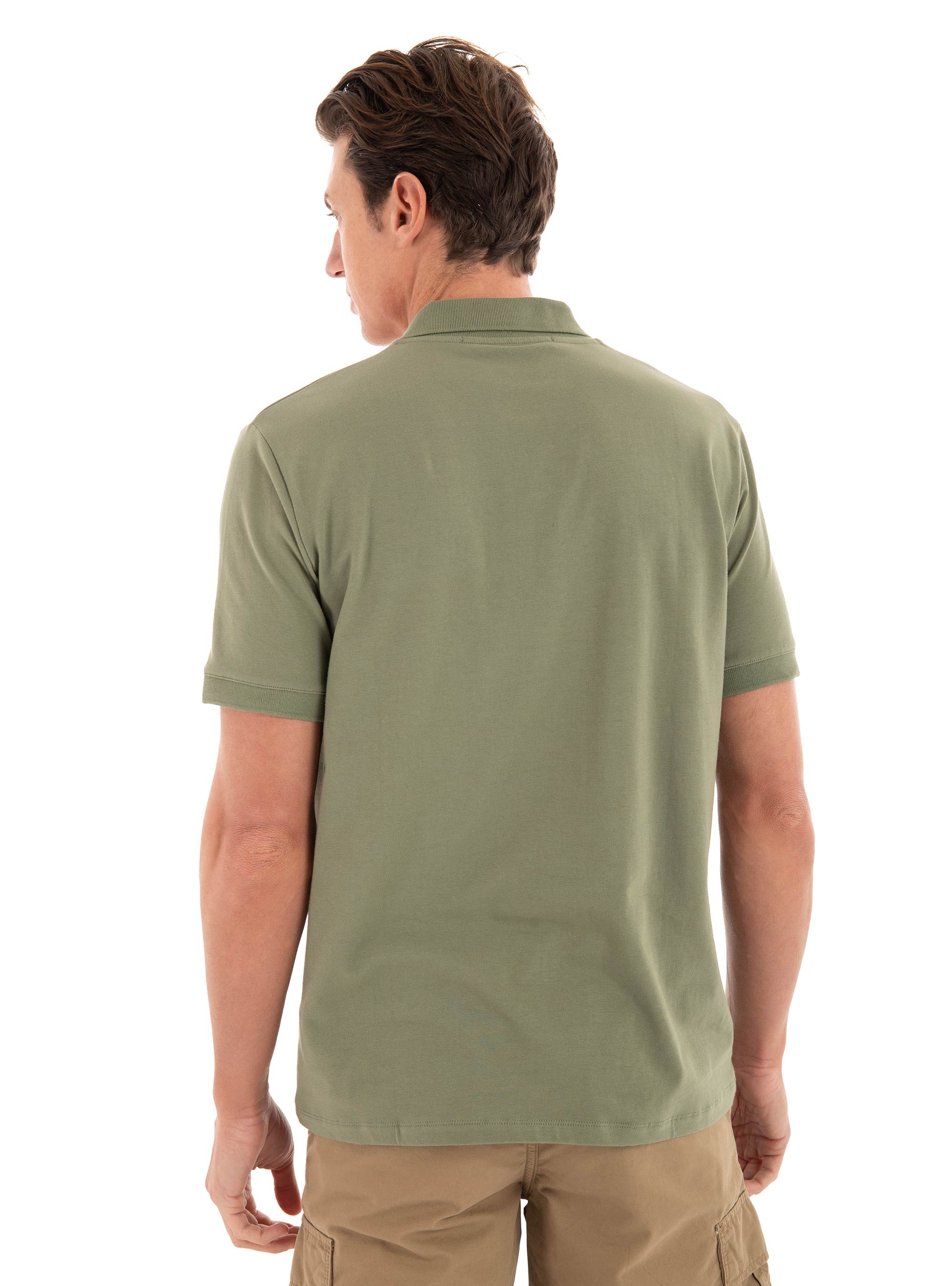 Karl Lagerfeld Regular Fit Polo Shirt - Olive 
