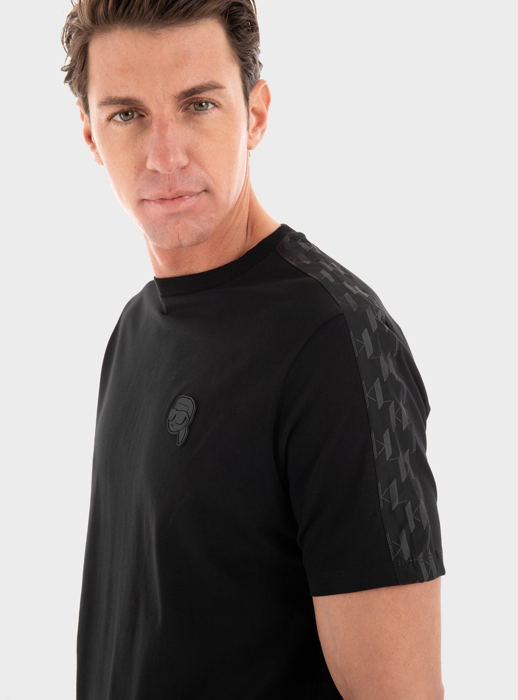 Karl Lagerfeld Regular Fit T-Shirt Crewneck - Black
