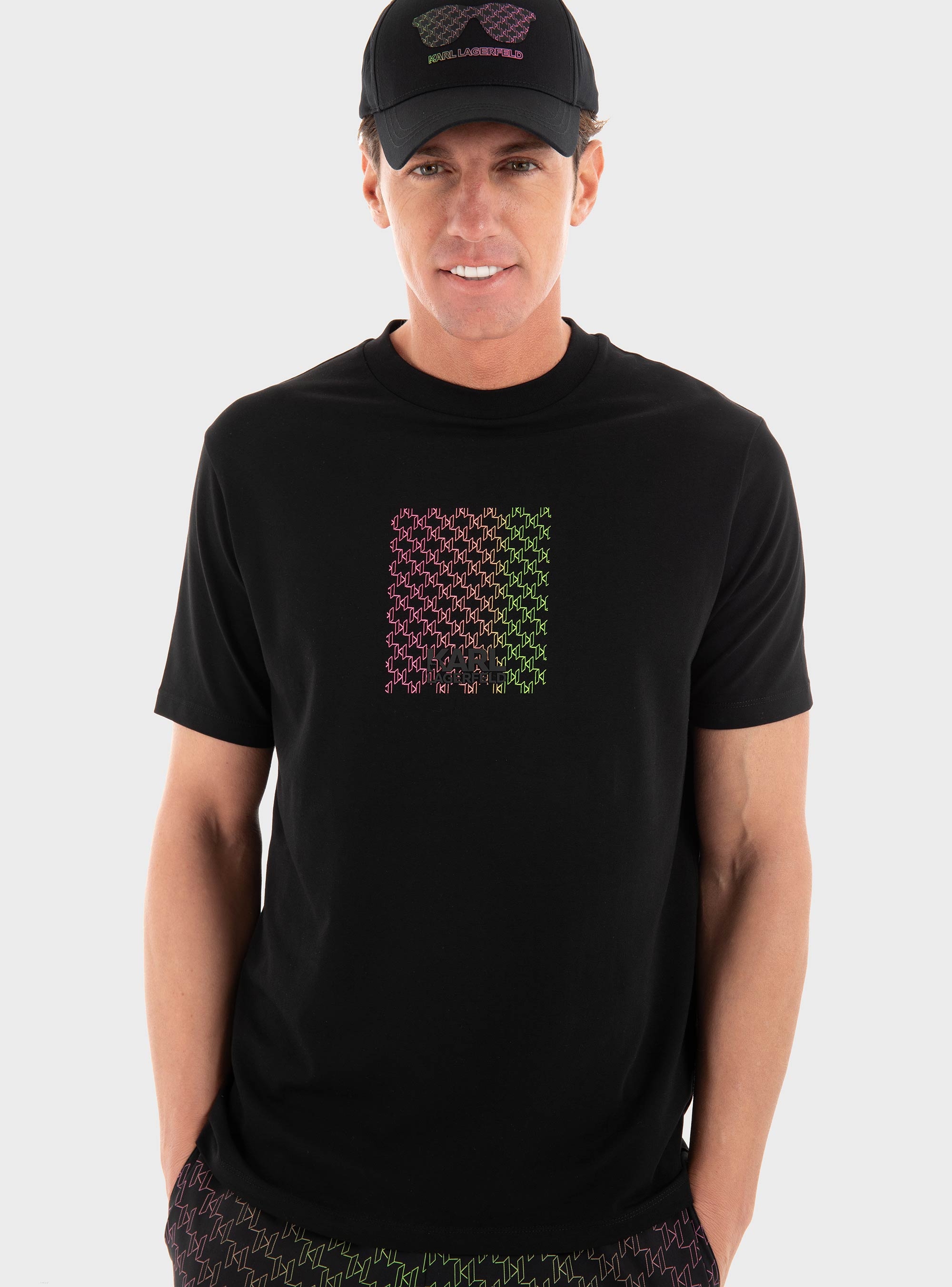 Karl Lagerfeld Regular Fit T-Shirt Crewneck - Black