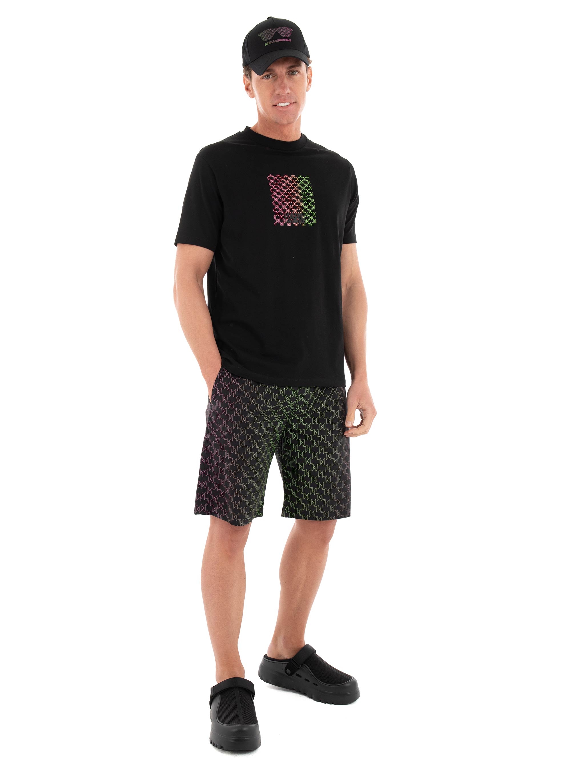 Karl Lagerfeld Regular Fit T-Shirt Crewneck - Black