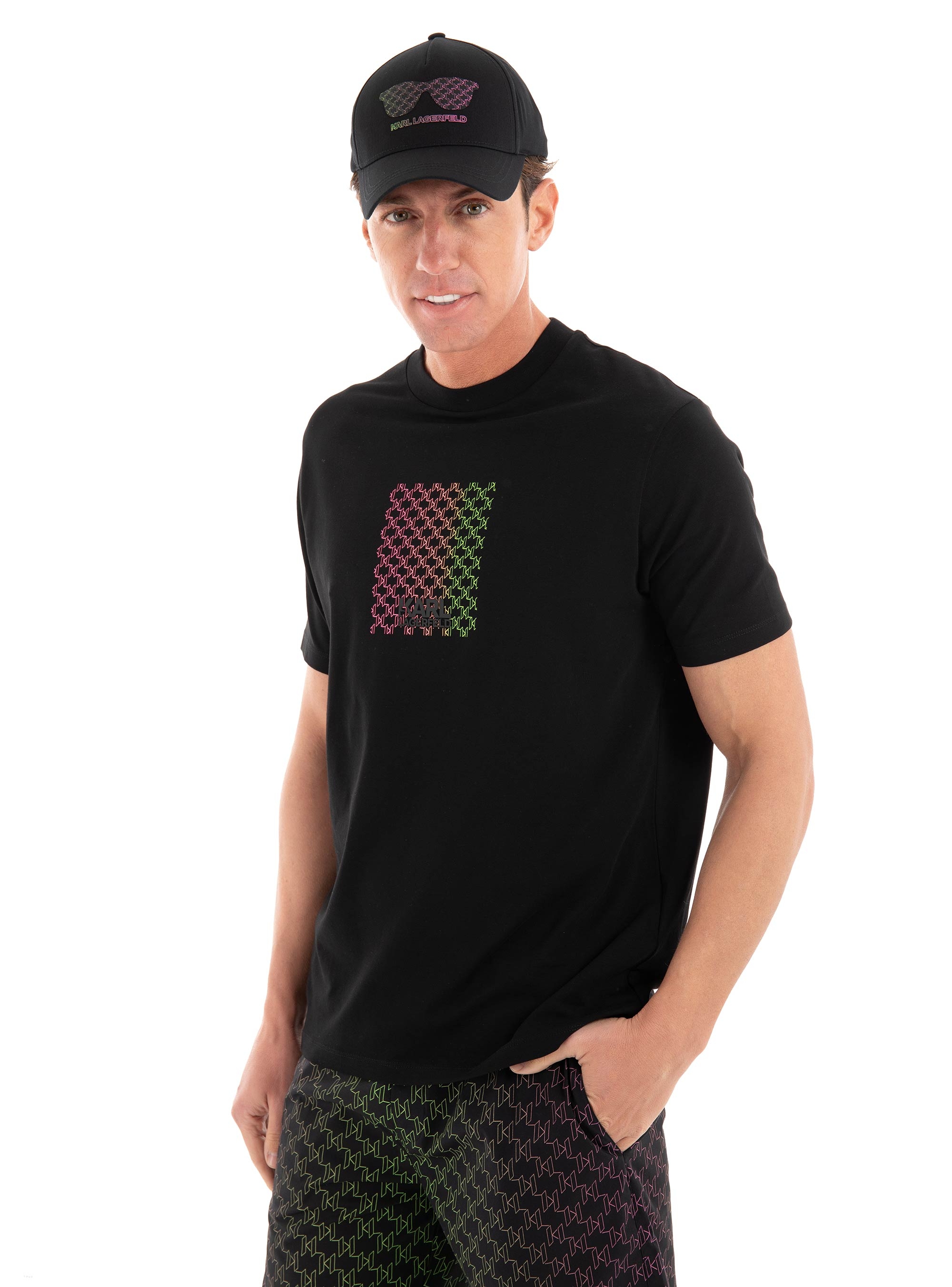 Karl Lagerfeld Regular Fit T-Shirt Crewneck - Black