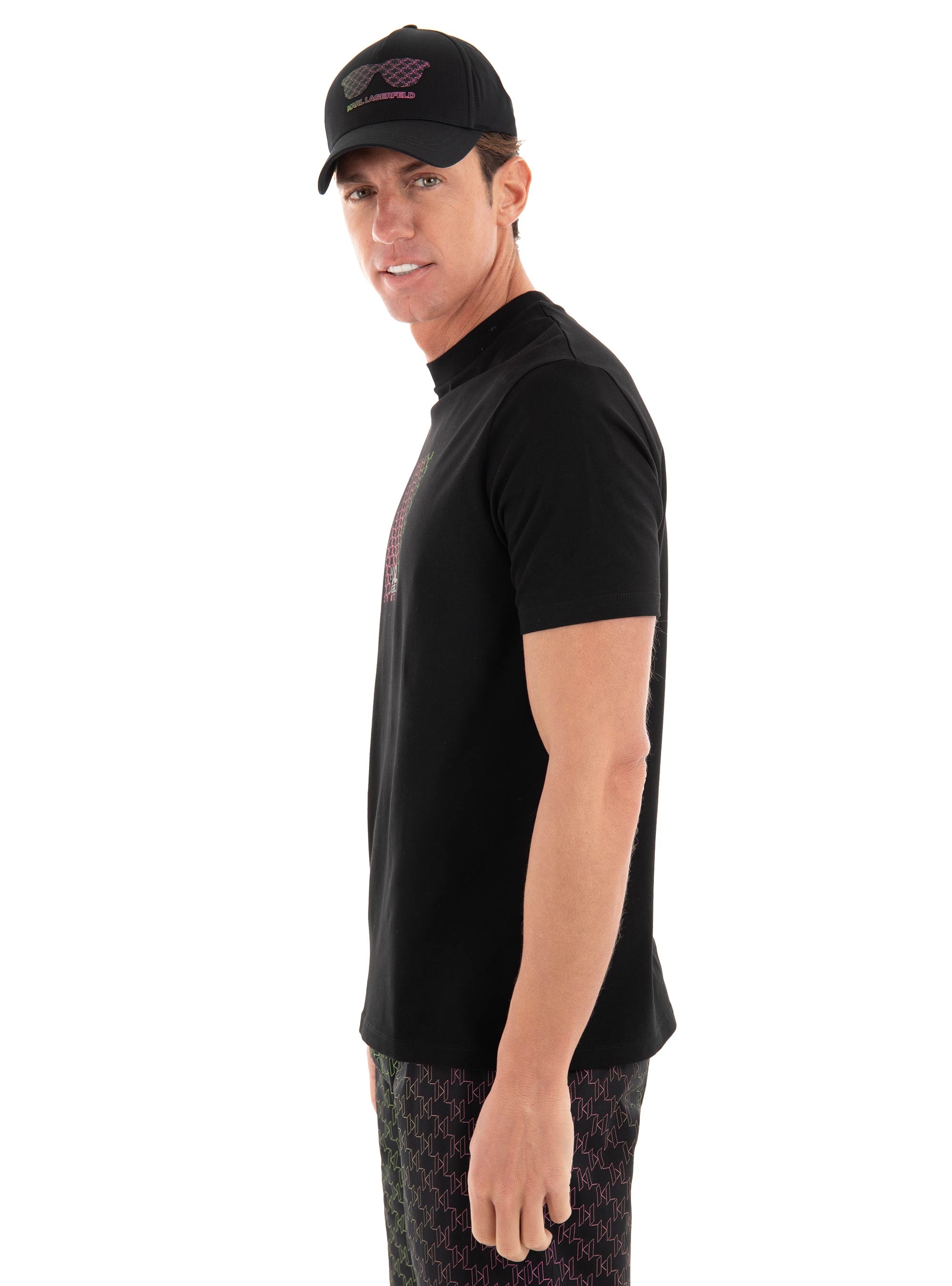 Karl Lagerfeld Regular Fit T-Shirt Crewneck - Black