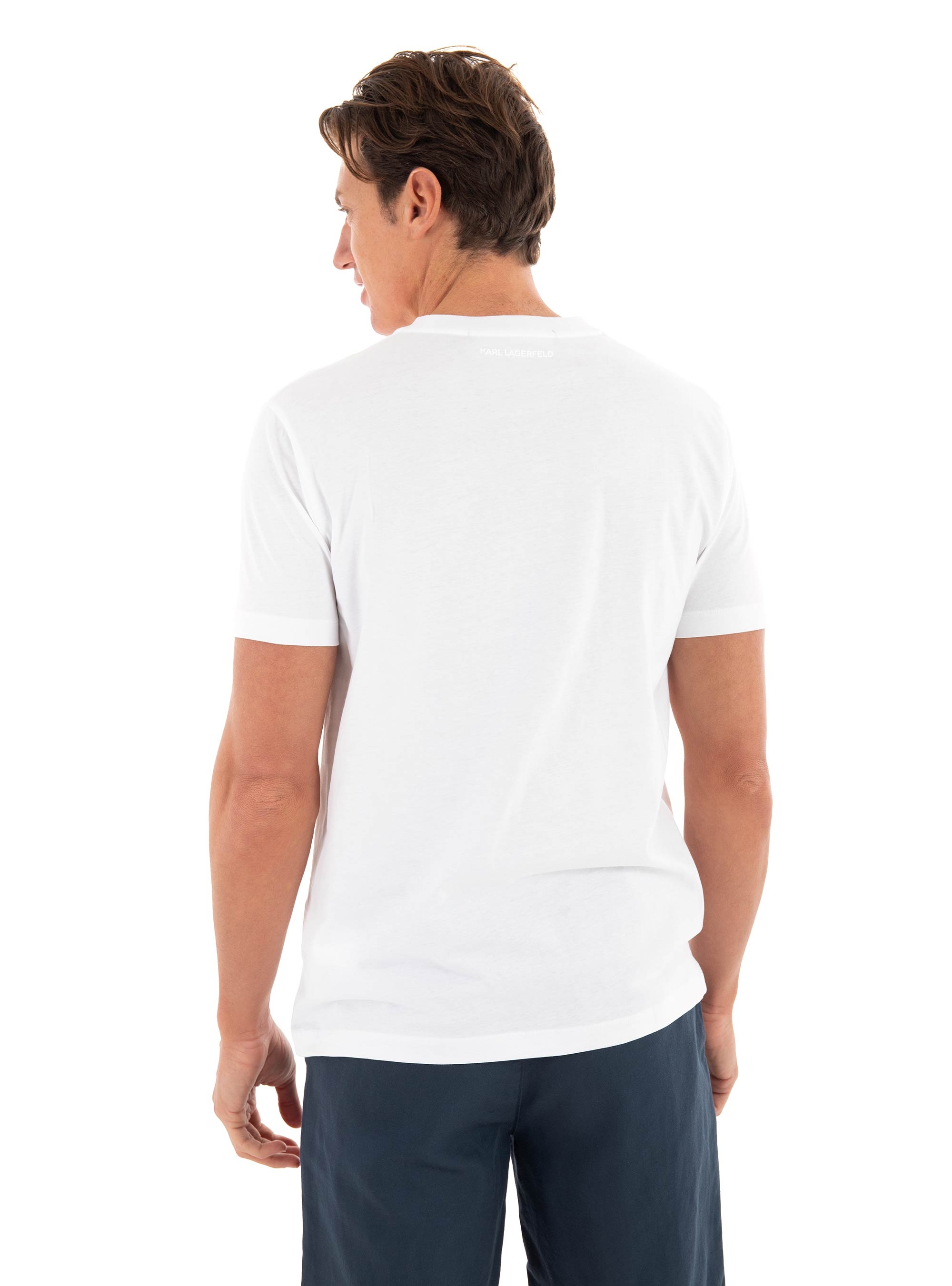 Karl Lagerfeld Regular Fit T-Shirt Crewneck - White