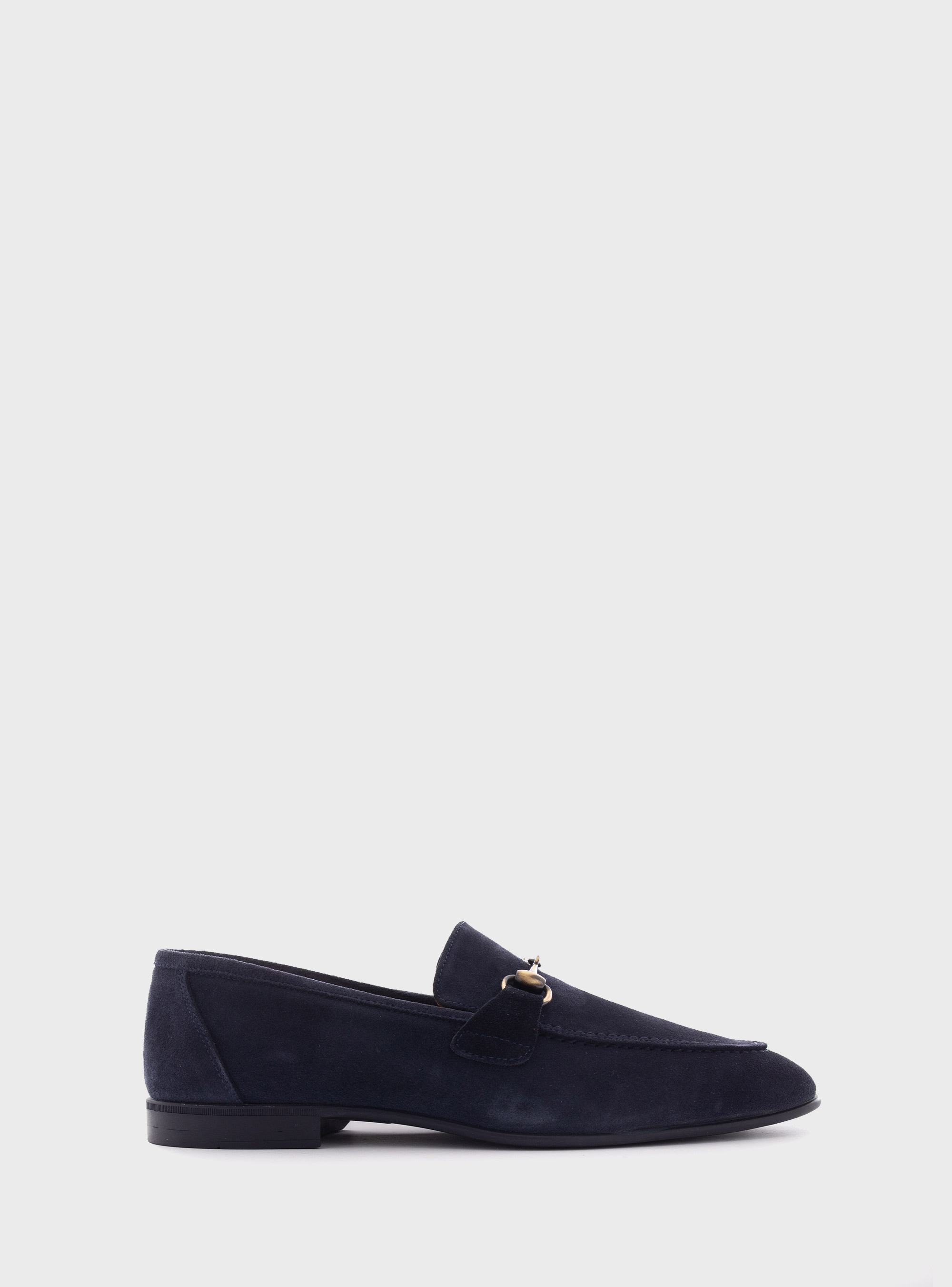 Phillippe Lang Buckle Loafers - Navy