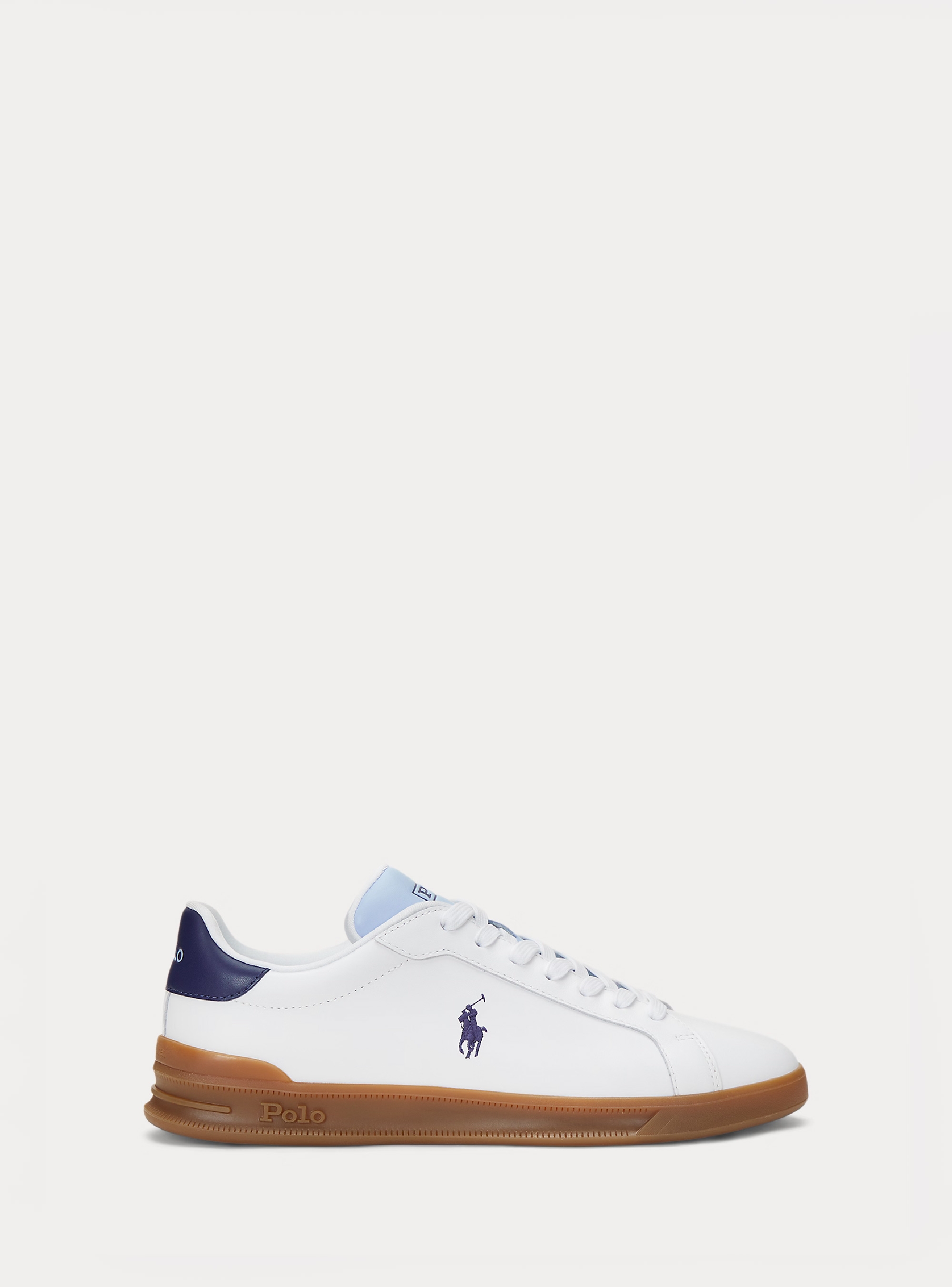 Polo Ralph Lauren Heritage Court Ii Leather Trainer - White