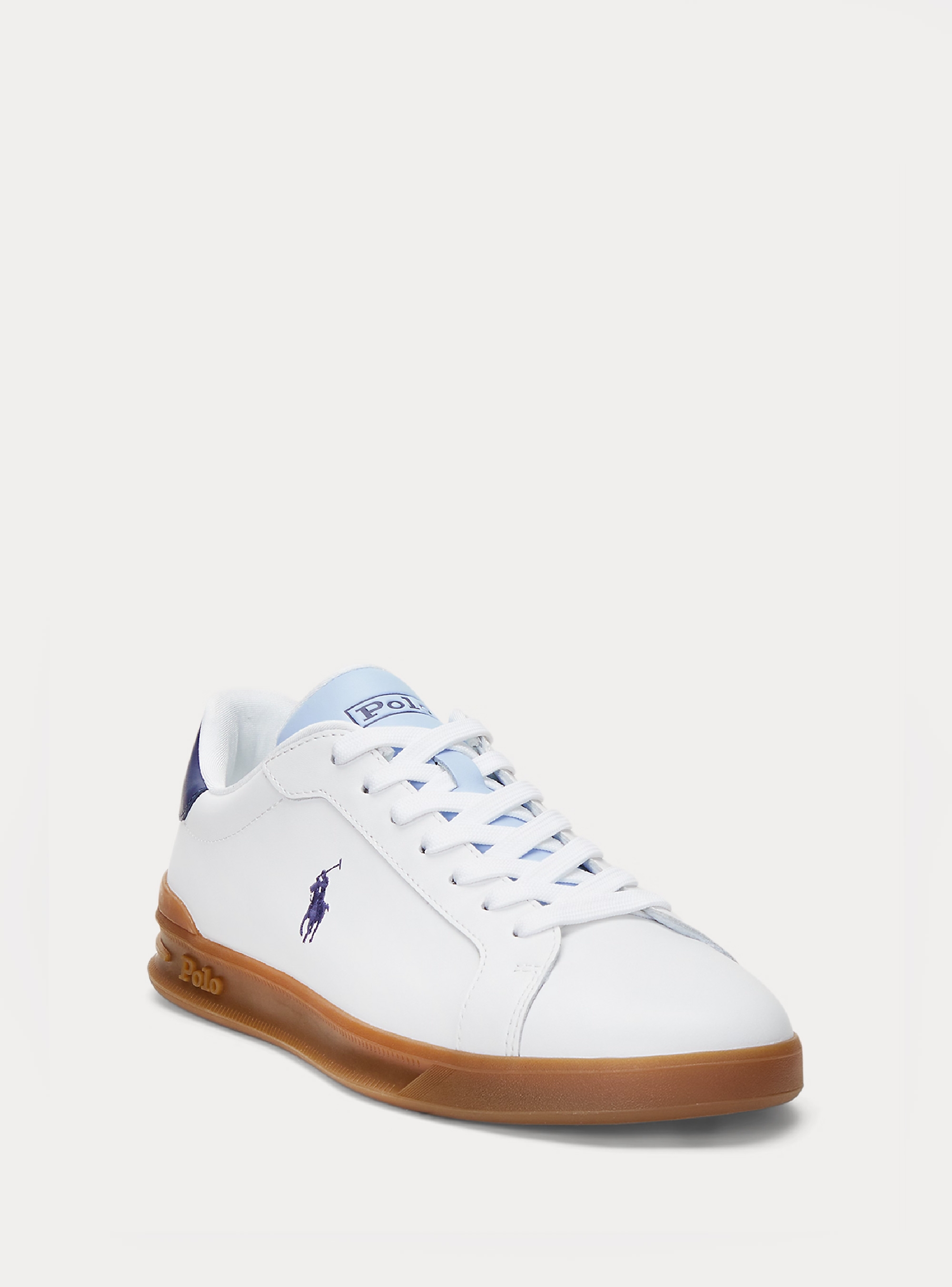 Polo Ralph Lauren Heritage Court Ii Leather Trainer - White