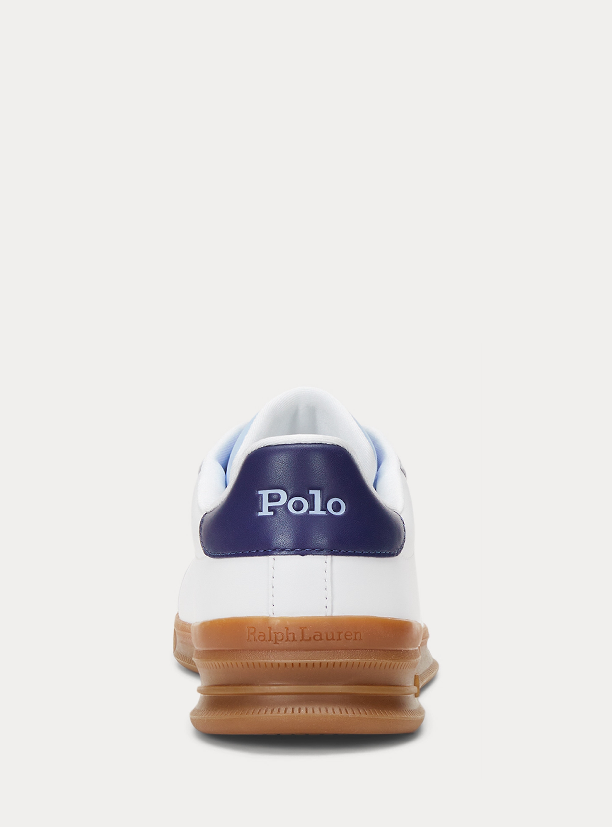 Polo Ralph Lauren Heritage Court Ii Leather Trainer - White