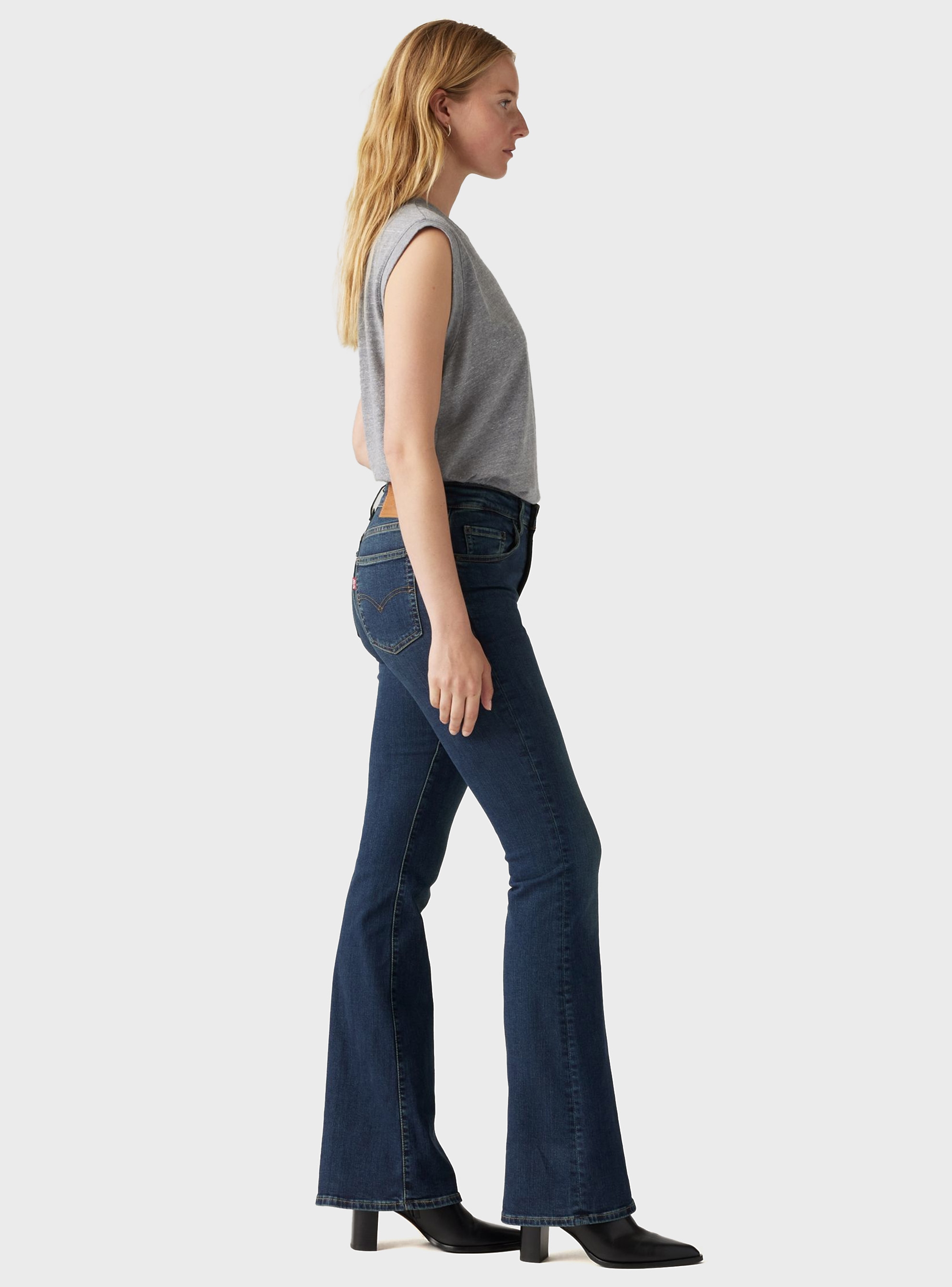 Levi's 726™ High Rise Flare Jeans - Dark Aged Denim