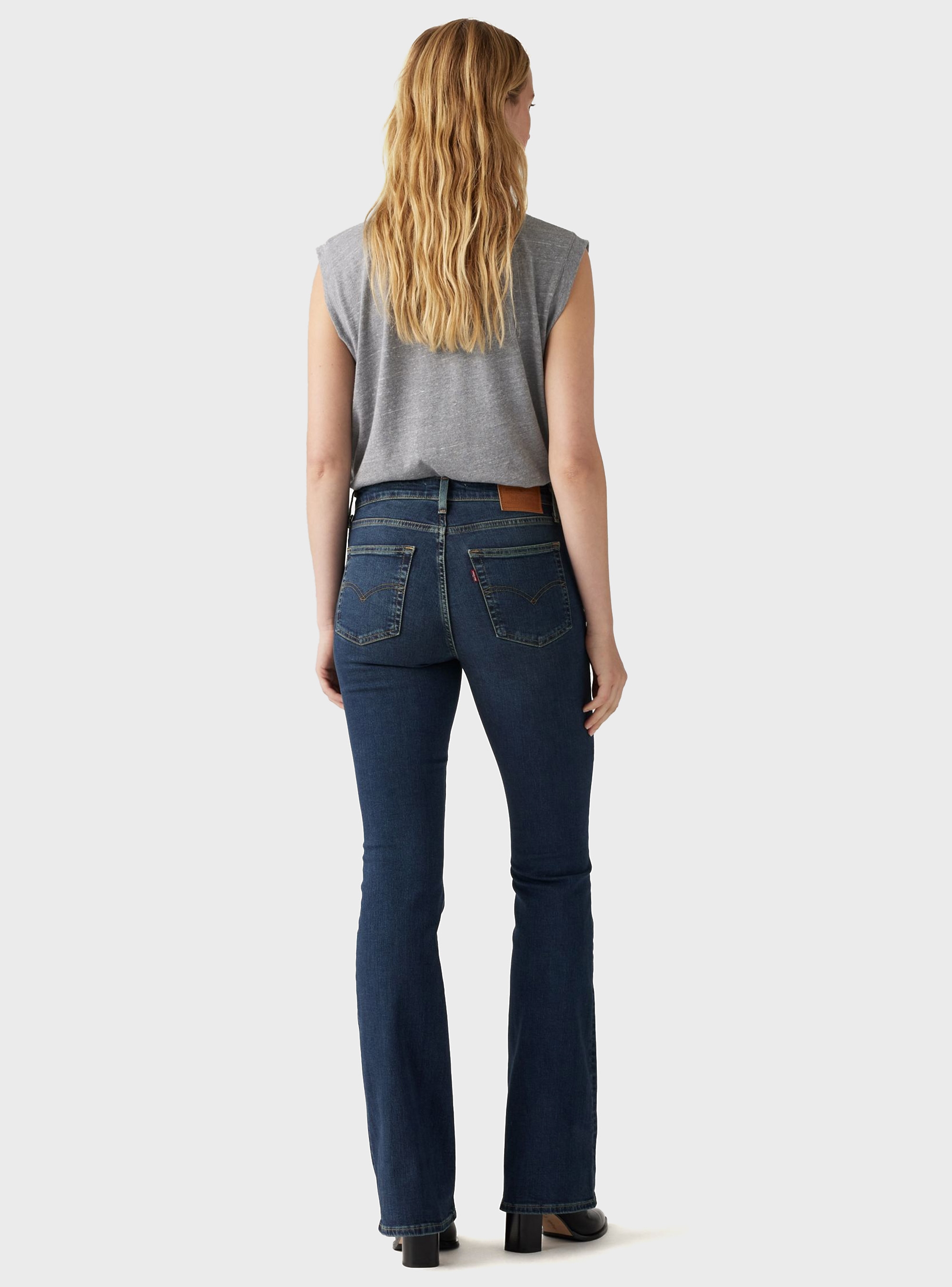 Levi's 726™ High Rise Flare Jeans - Dark Aged Denim