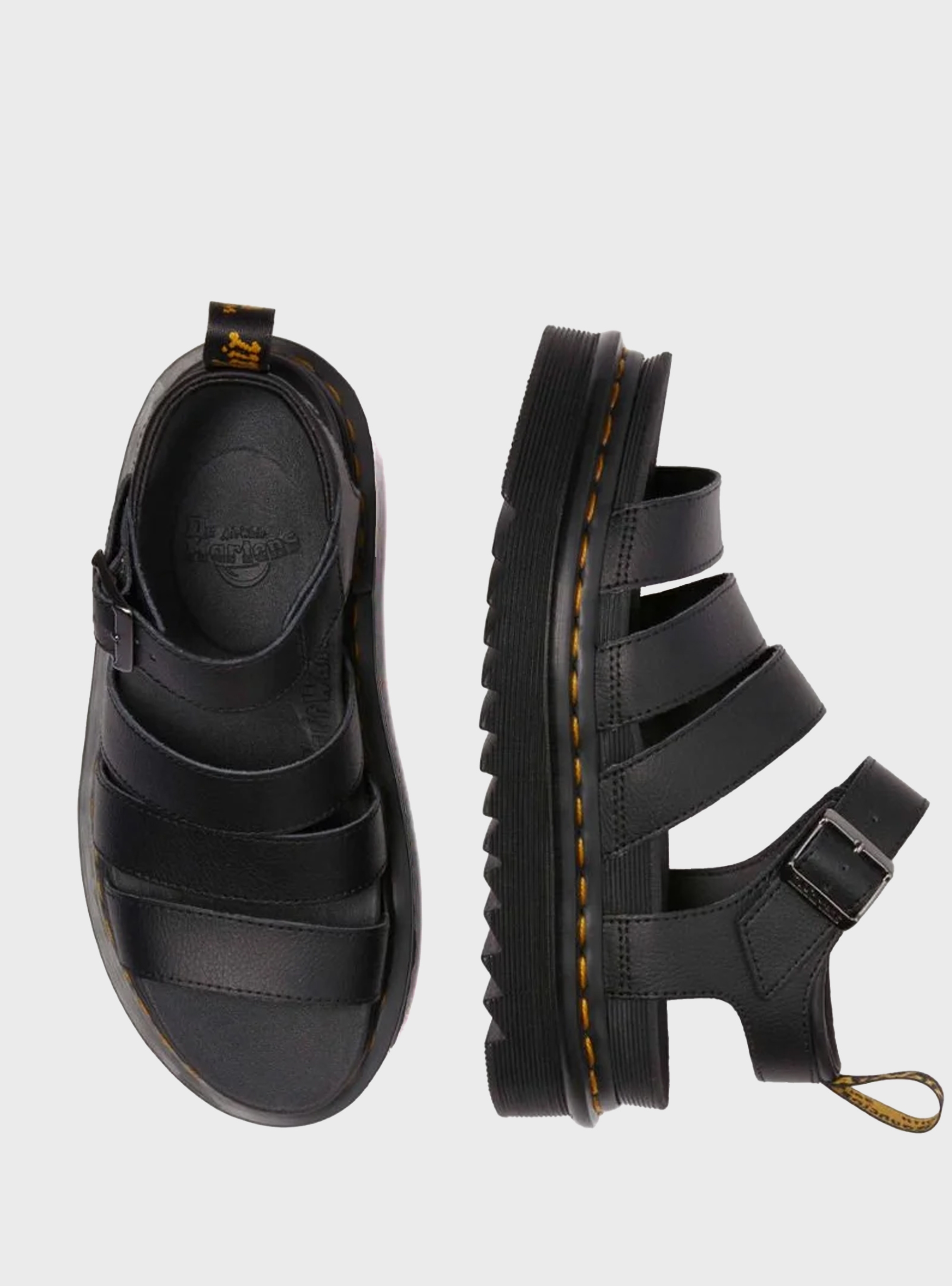 Dr Martens Blaire Athena Sandals - Black