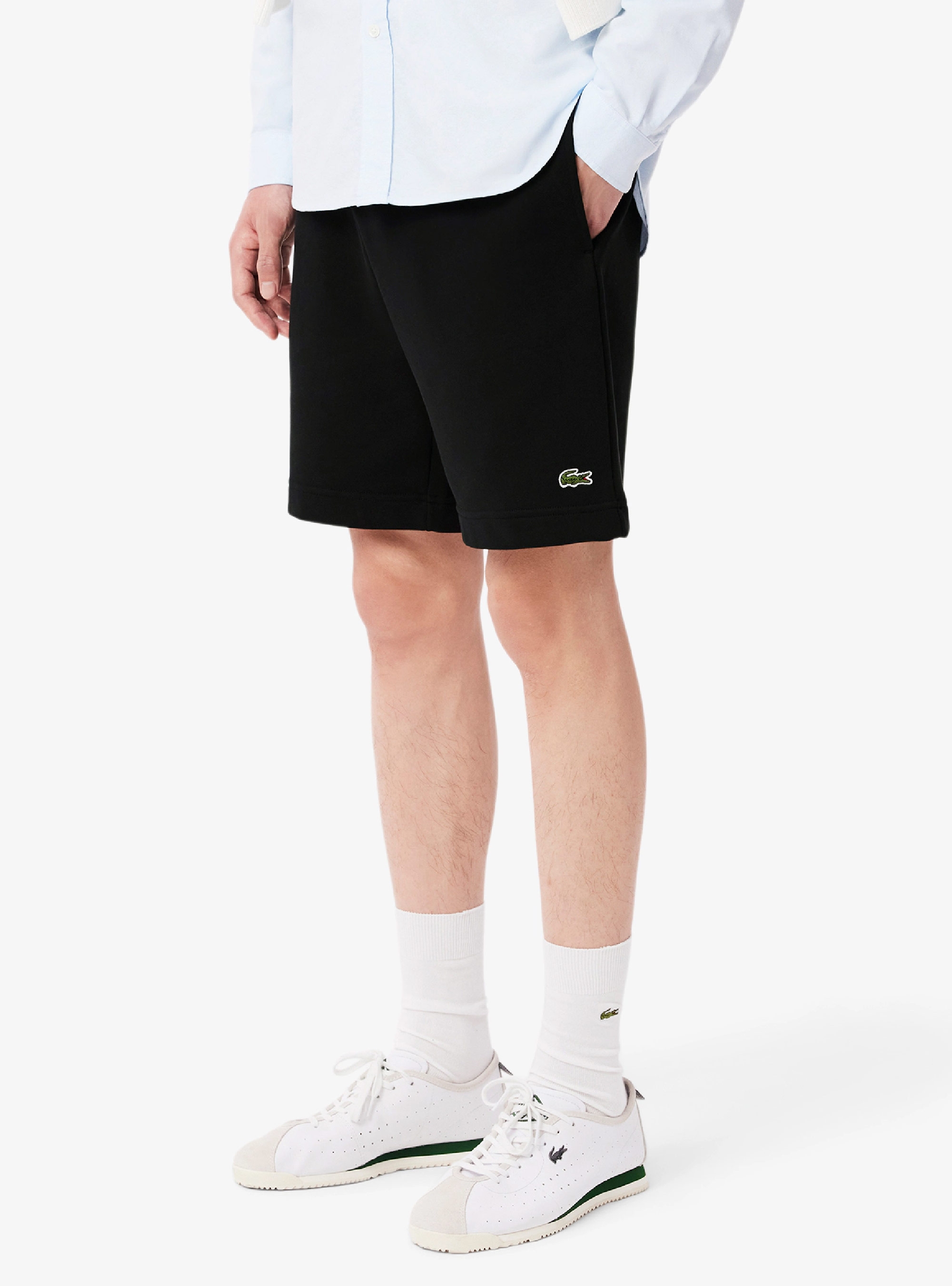Lacoste Slim Fit Fleece Shorts - Black
