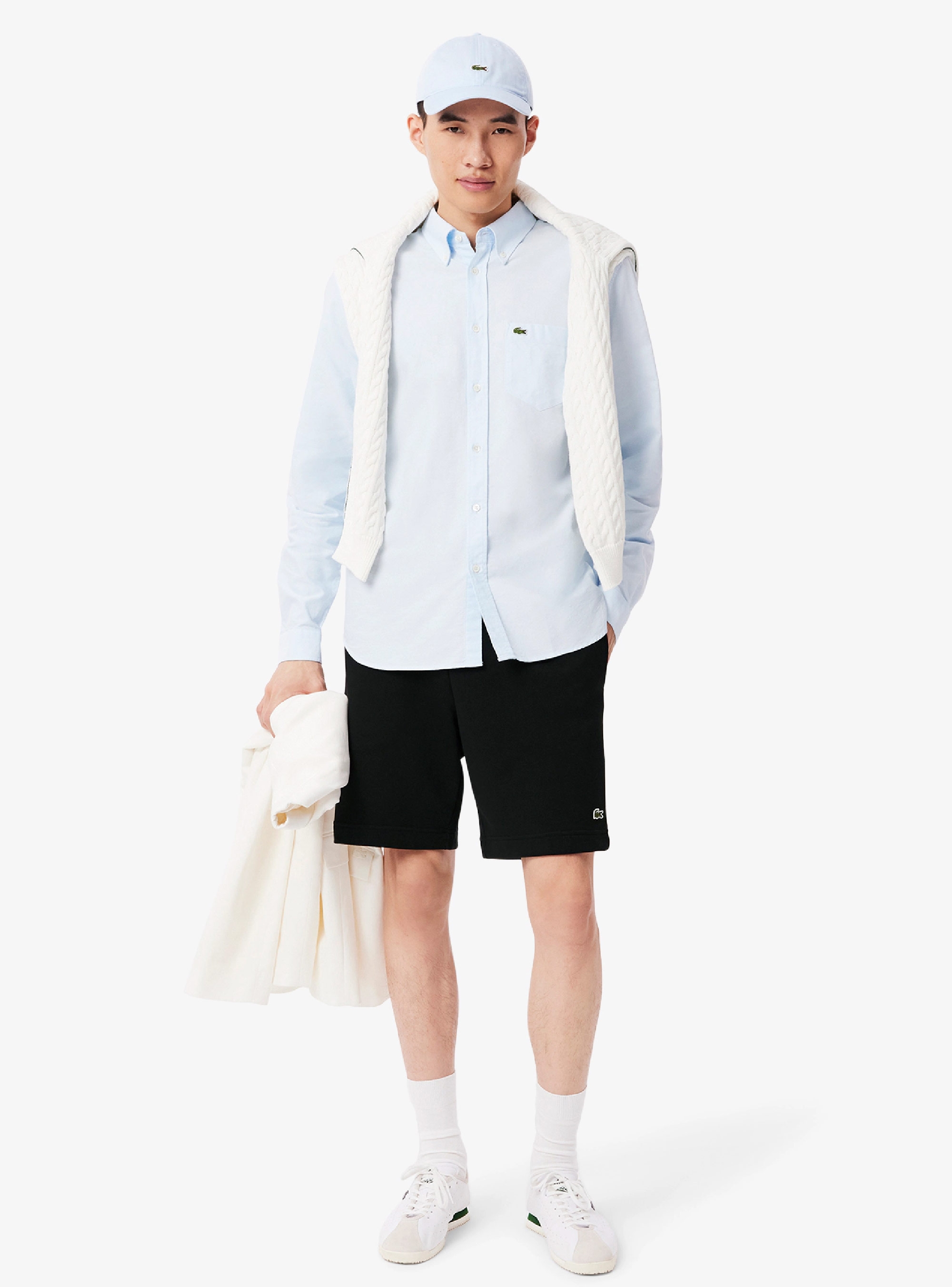 Lacoste Slim Fit Fleece Shorts - Black