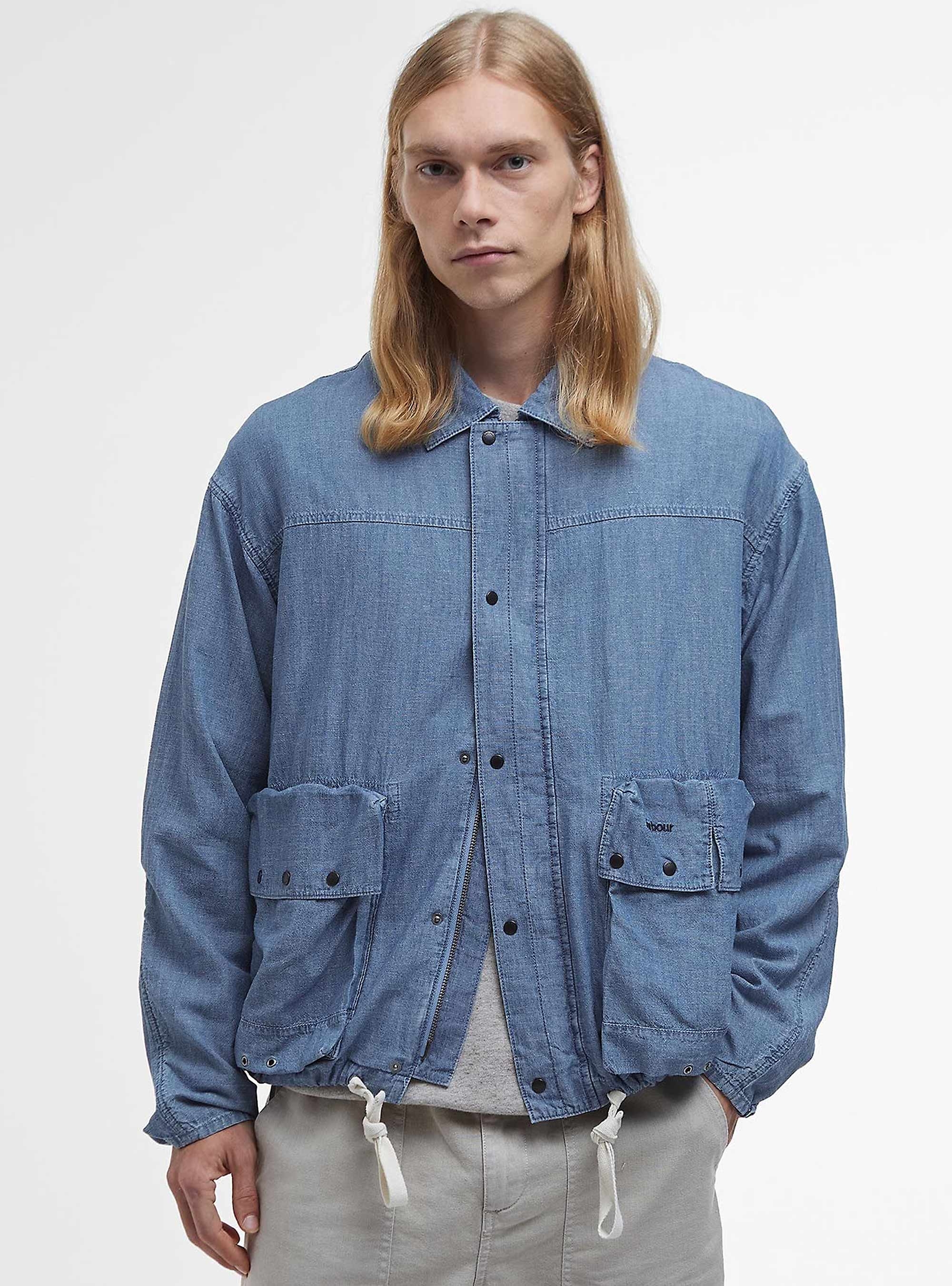Barbour Durham Lightweight Denim Jacket - Denim