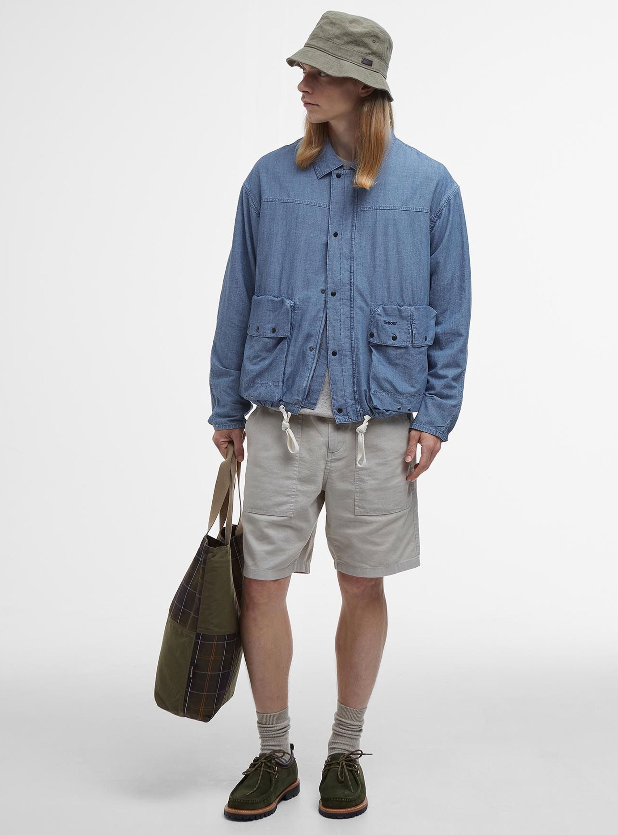 Barbour Durham Lightweight Denim Jacket - Denim