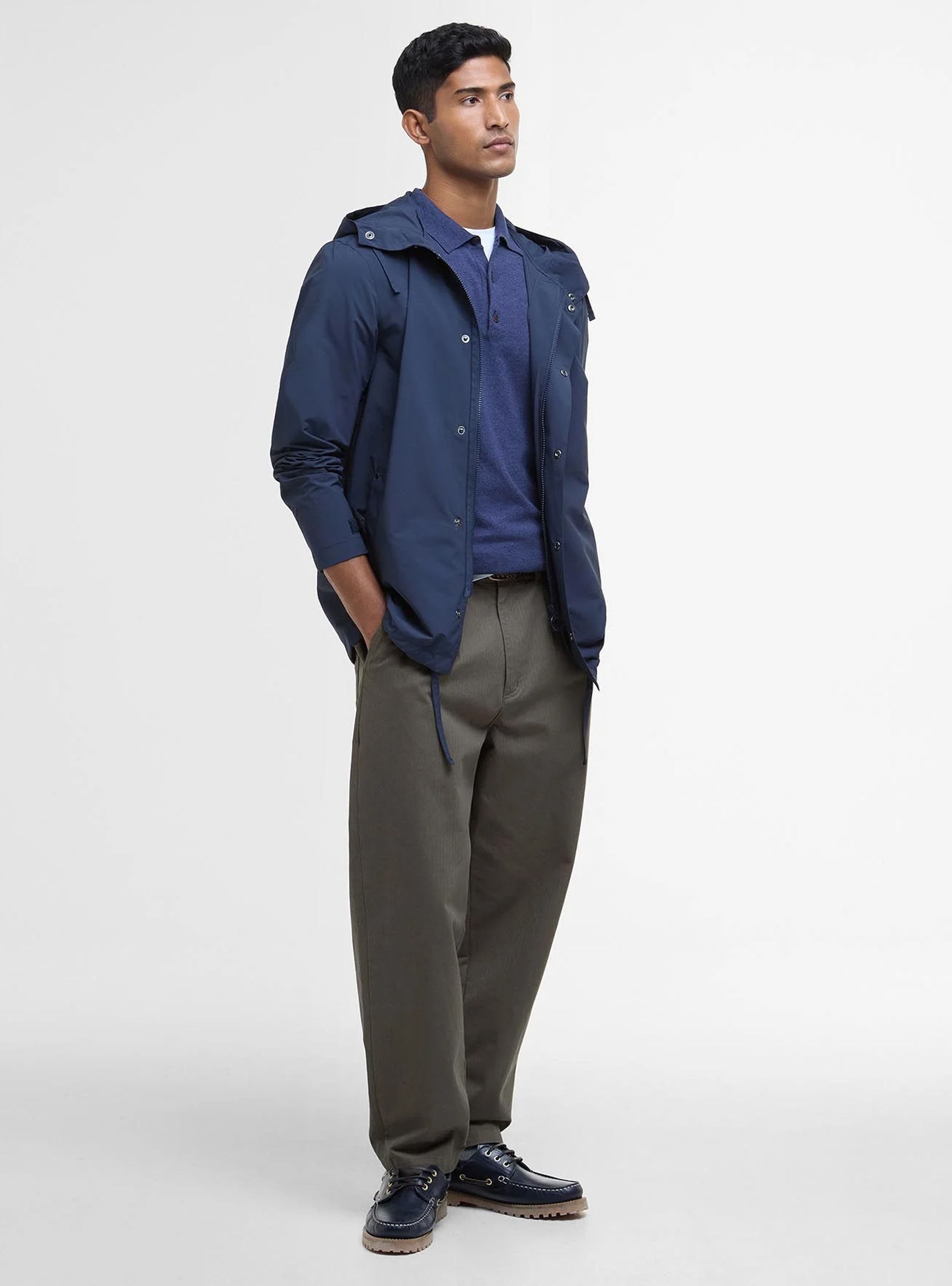 Barbour Quay Showerproof Jacket - Navy