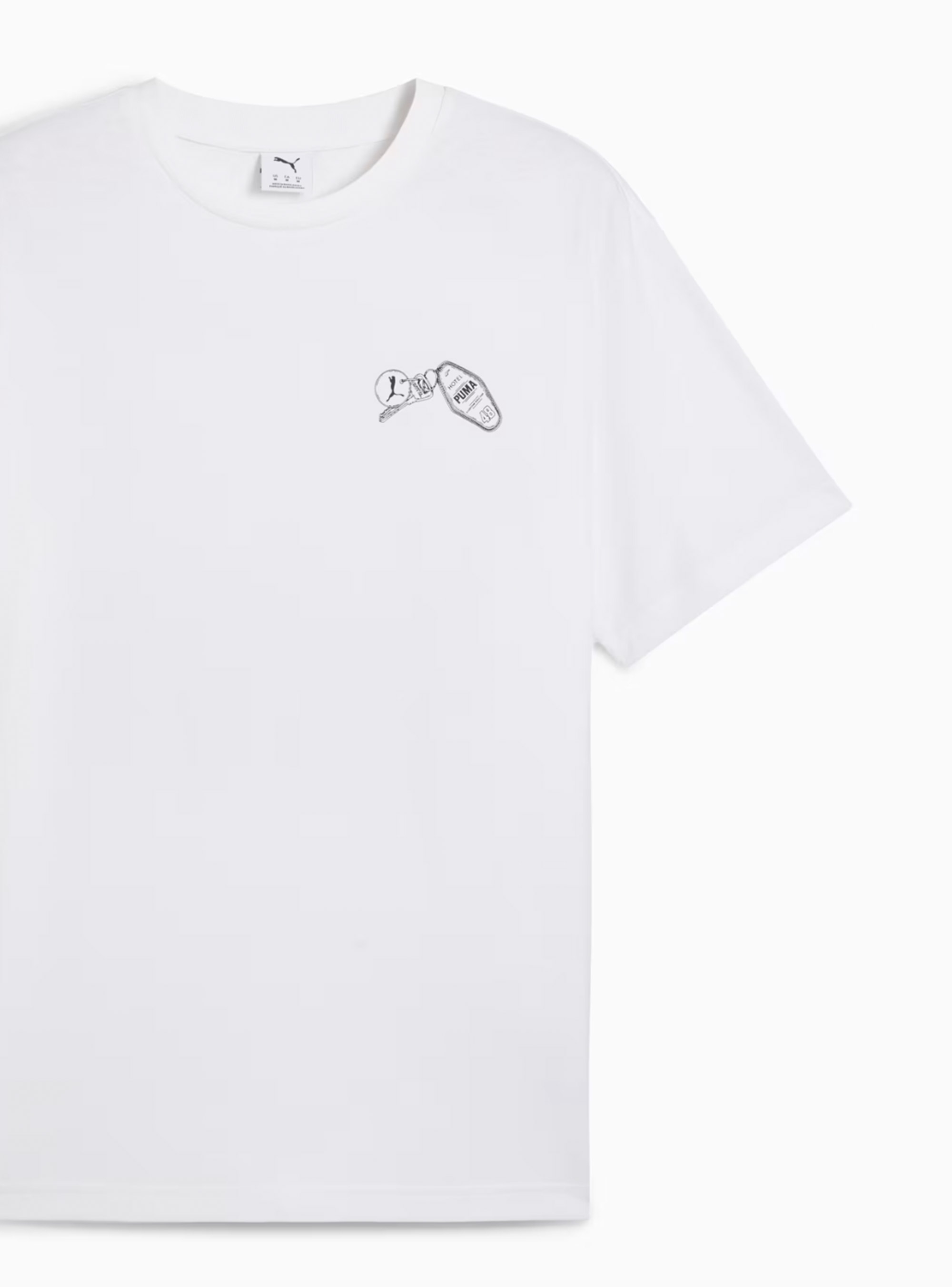 PUMA GRAPHICS PUMA Hotel Relaxed Tee - White