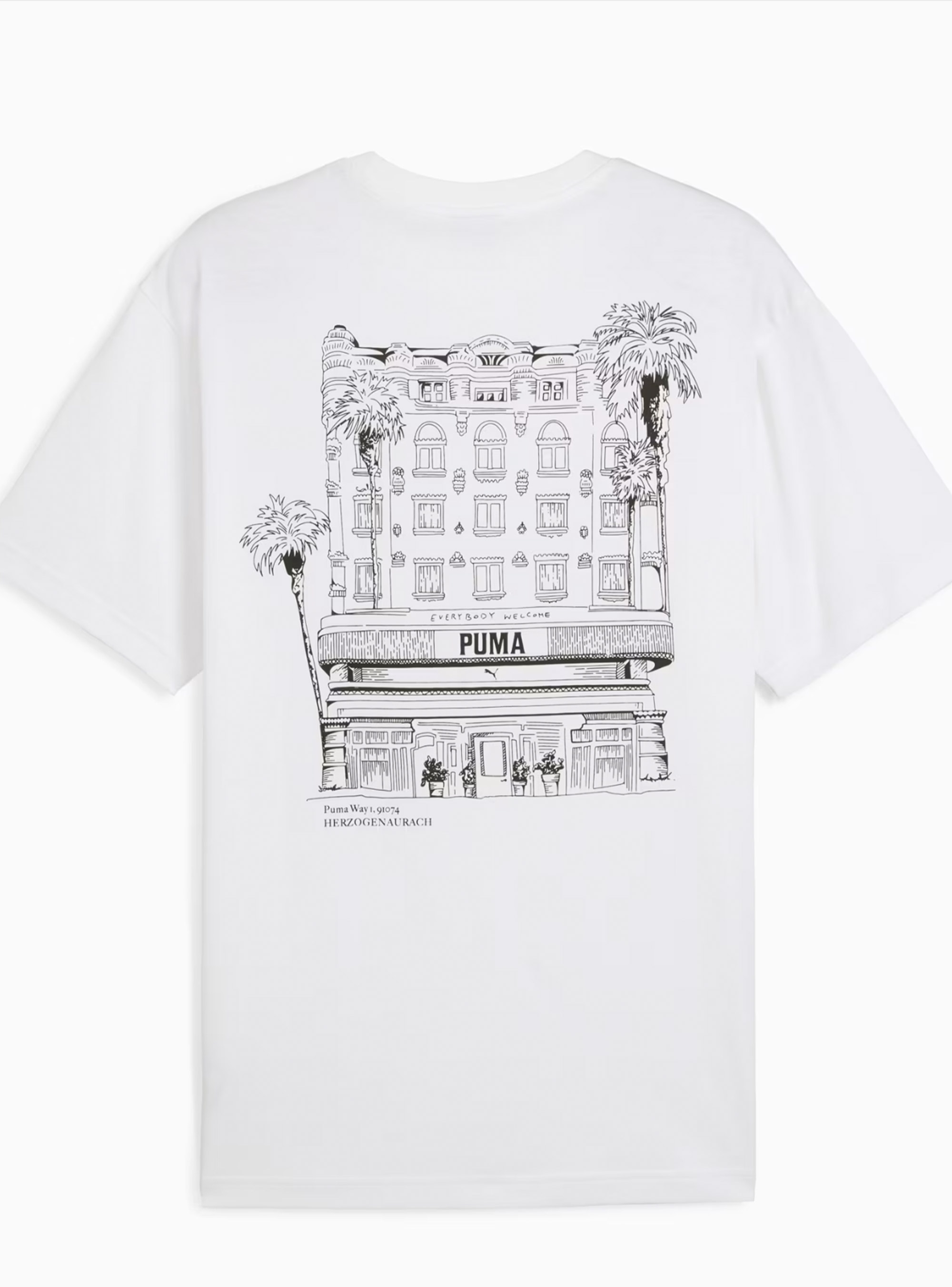PUMA GRAPHICS PUMA Hotel Relaxed Tee - White
