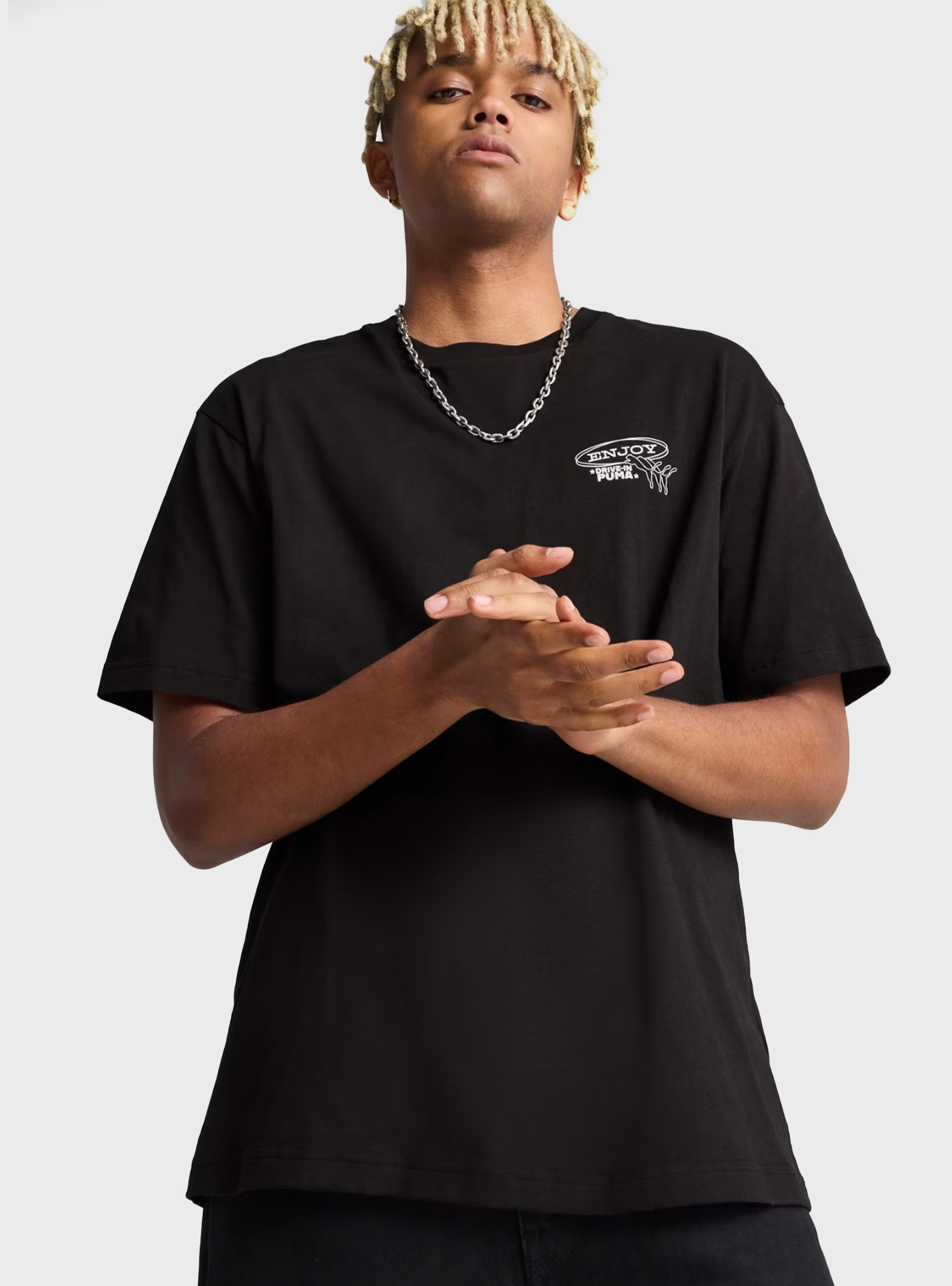 PUMA GRAPHICS PUMA Drive-In Relaxed Tee - Black