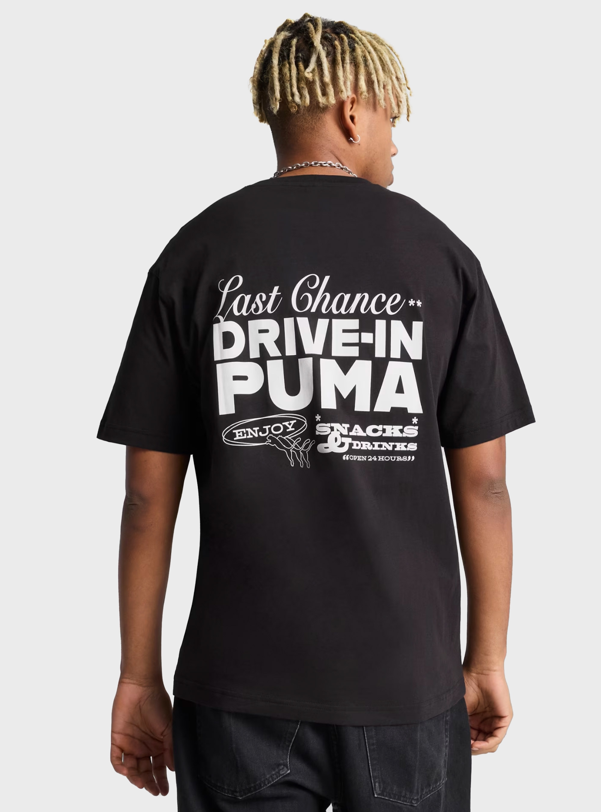 PUMA GRAPHICS PUMA Drive-In Relaxed Tee - Black