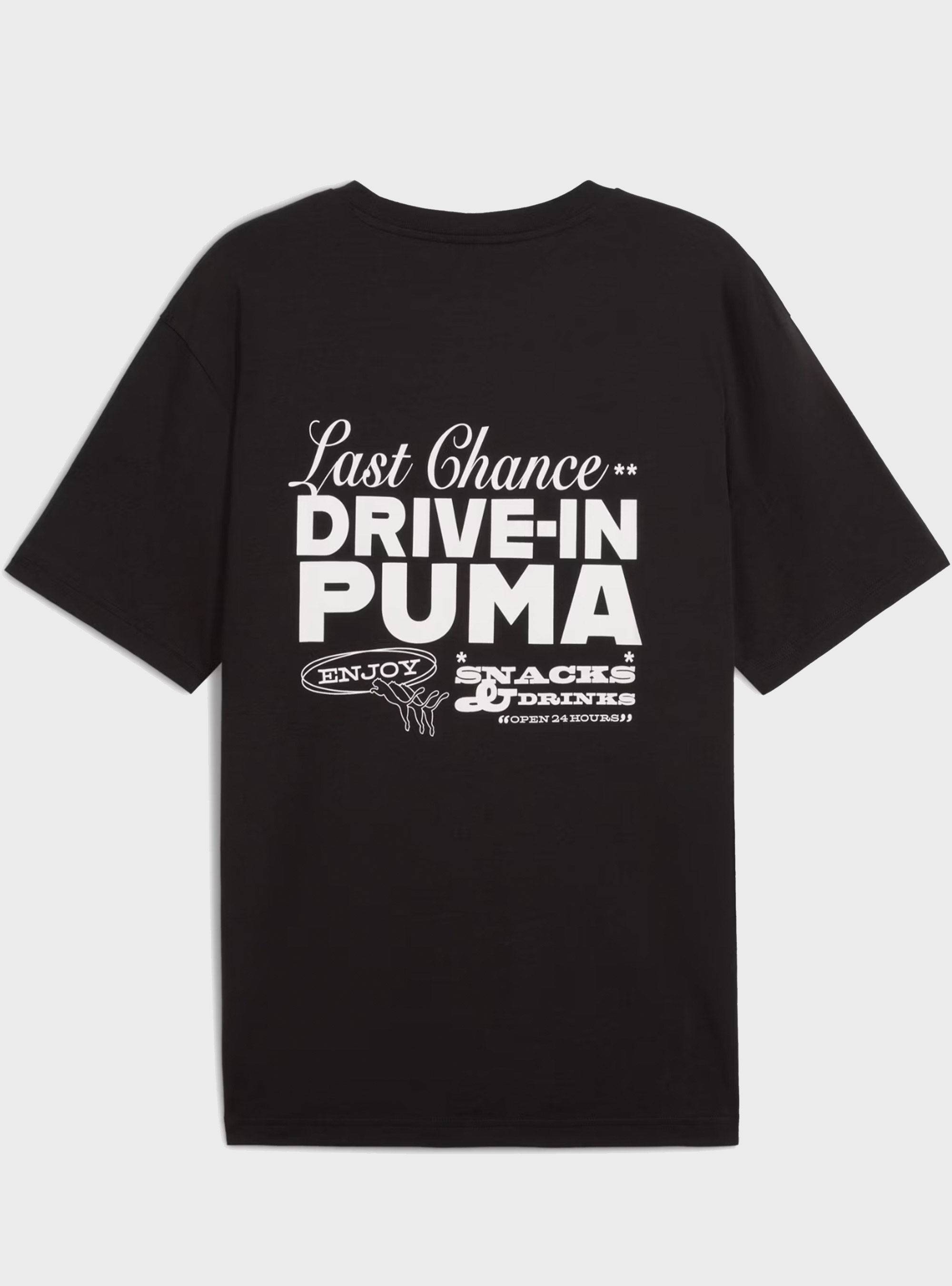 PUMA GRAPHICS PUMA Drive-In Relaxed Tee - Black