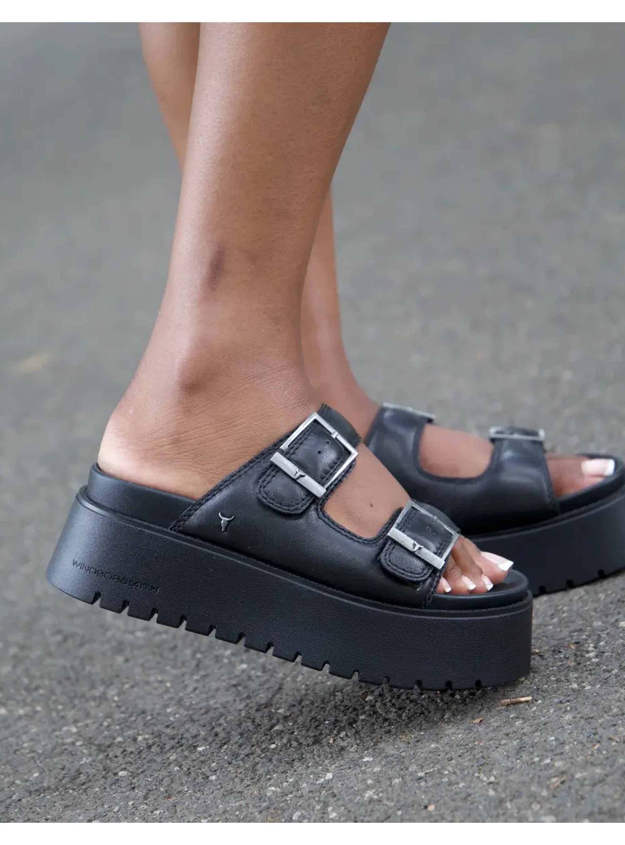 WindsorSmith Twilight Le Platforms - Black