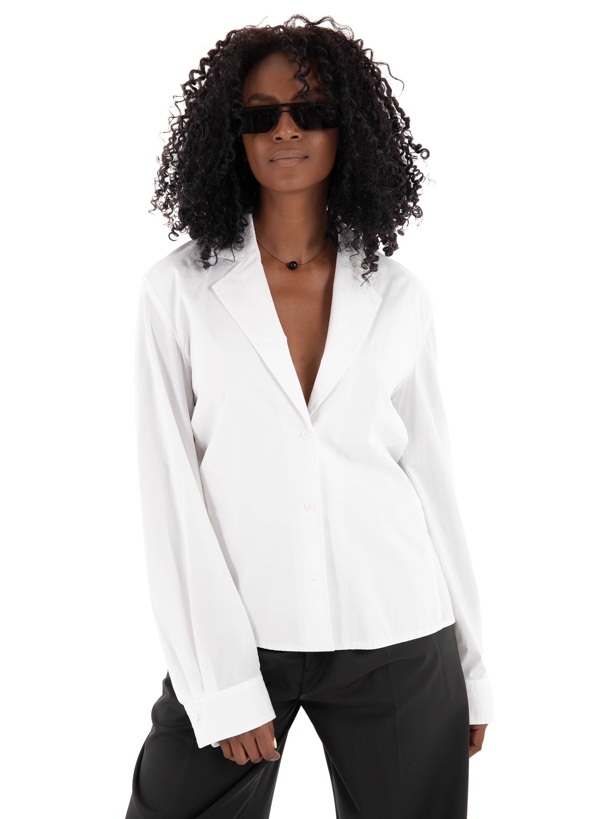 Drykorn Murnia Blazer Shirt Blouse - White