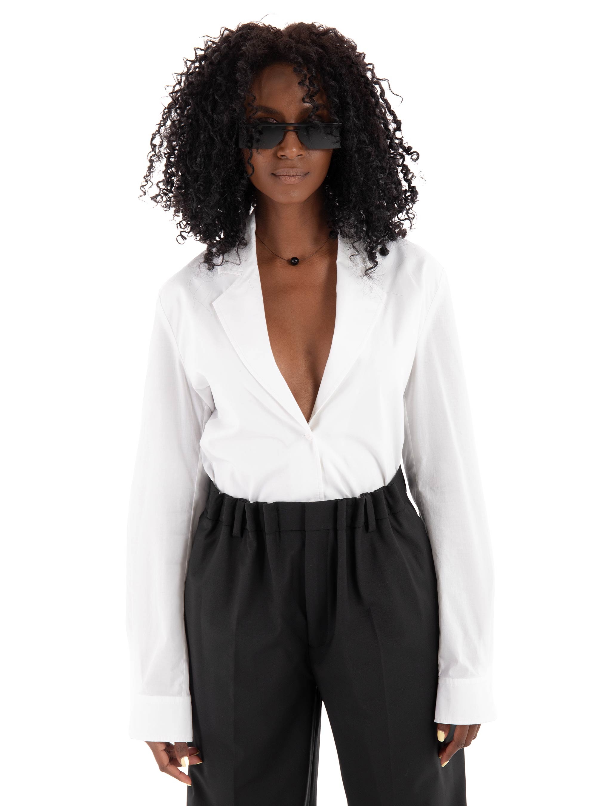 Drykorn Murnia Blazer Shirt Blouse - White