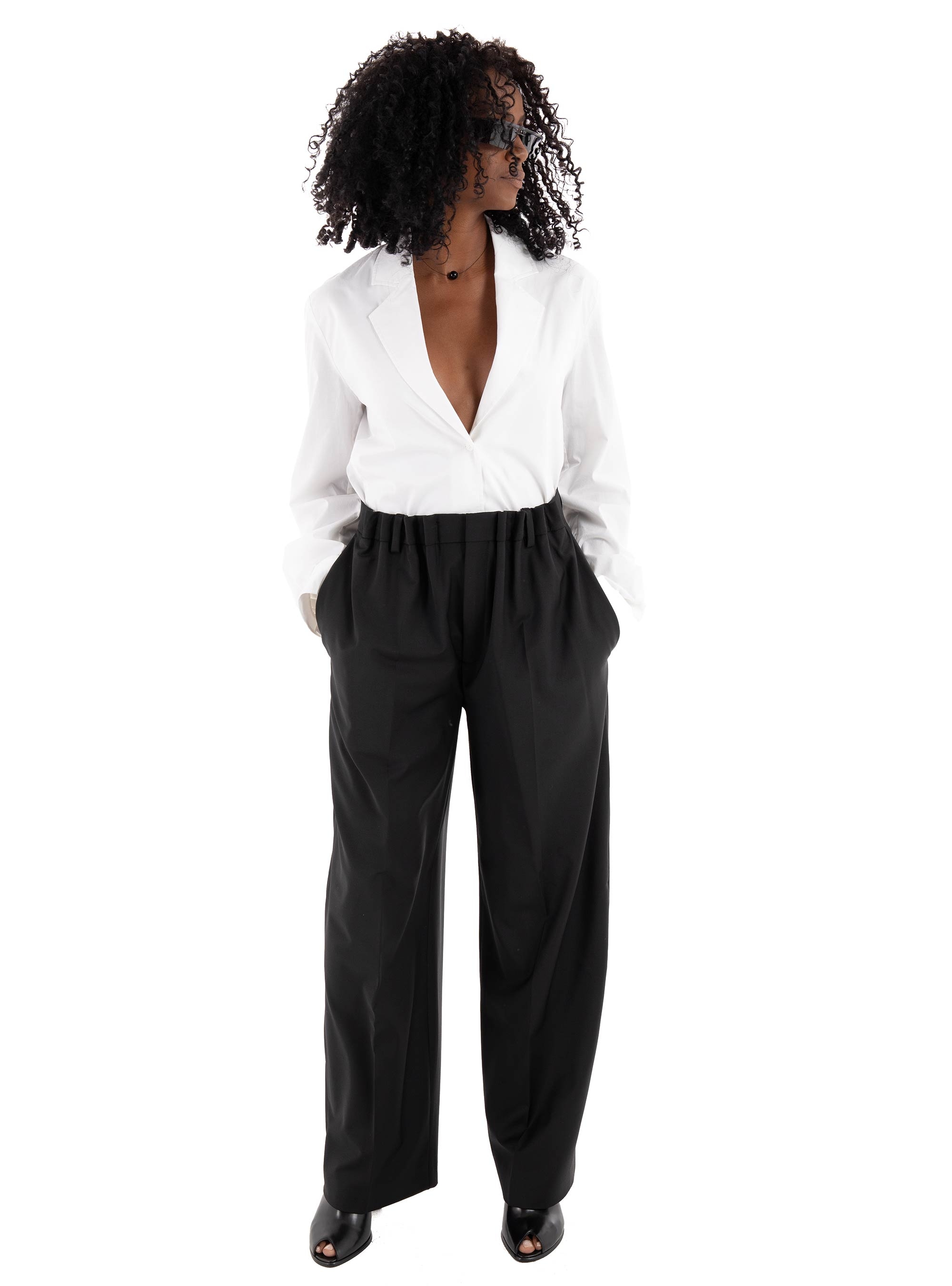 Drykorn Murnia Blazer Shirt Blouse - White