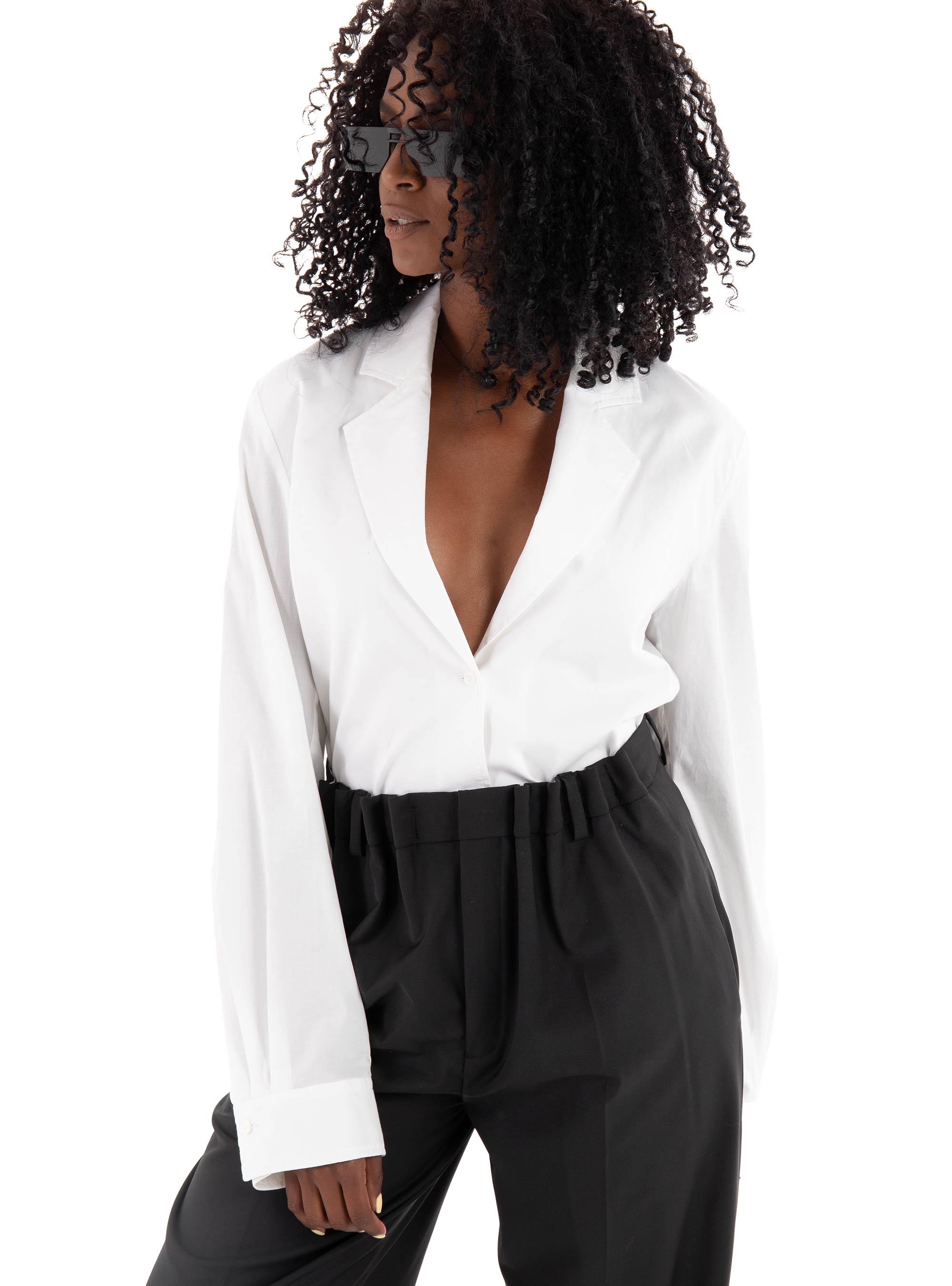 Drykorn Murnia Blazer Shirt Blouse - White