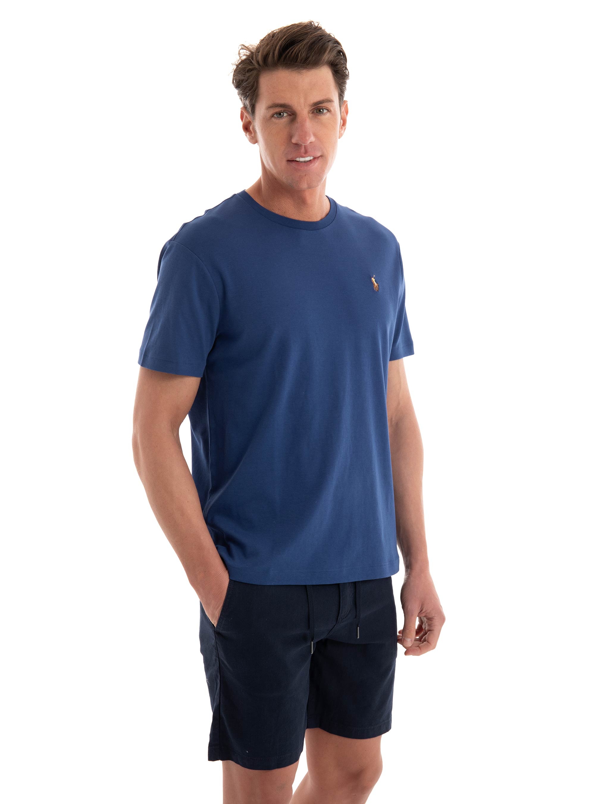 Polo Ralph Lauren Custom Slim Fit Soft Cotton T-Shirt - Blue