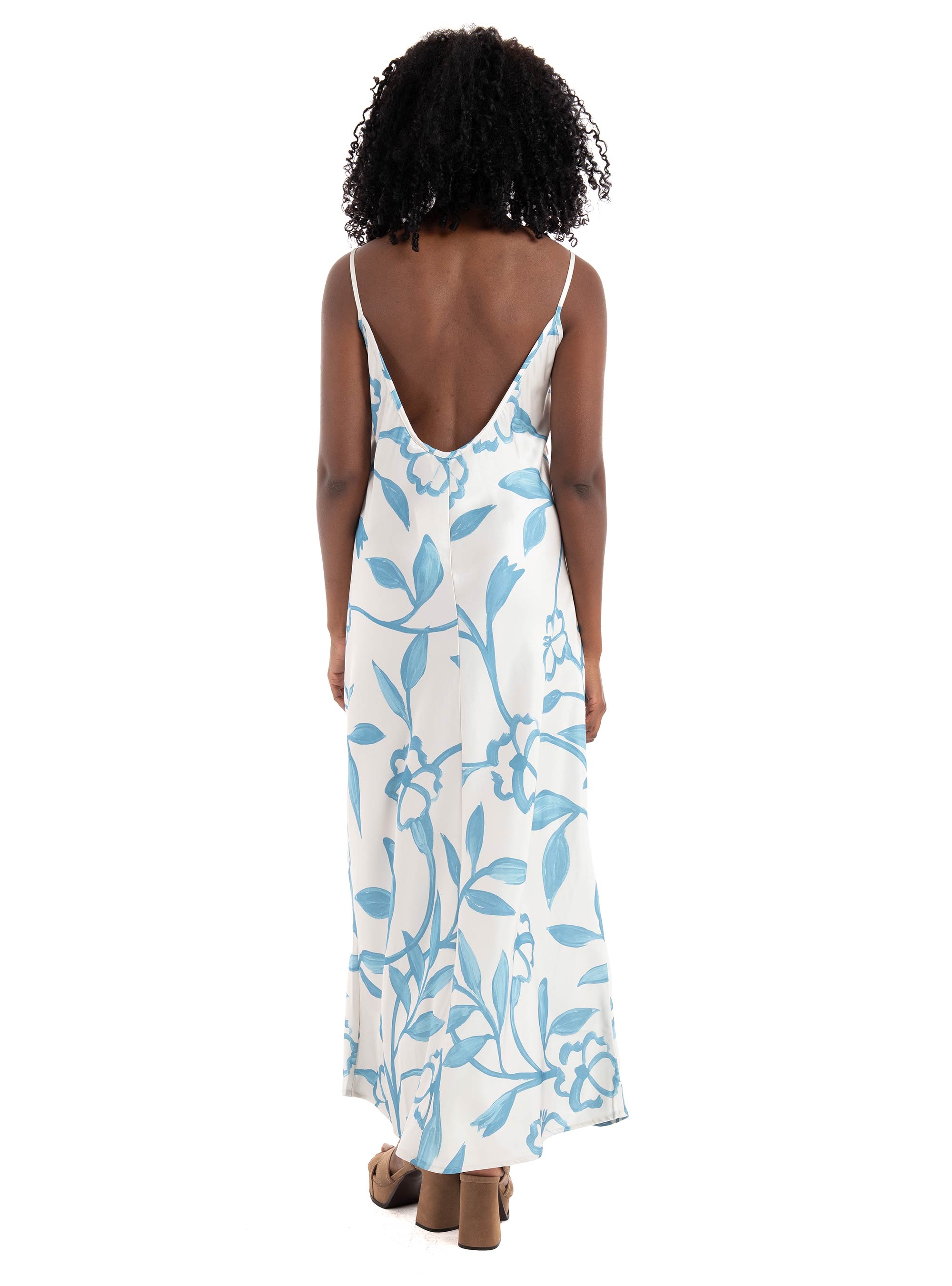 Vero Moda Aware Rubie Strap U-Neck 7/8 Dress - Ecru