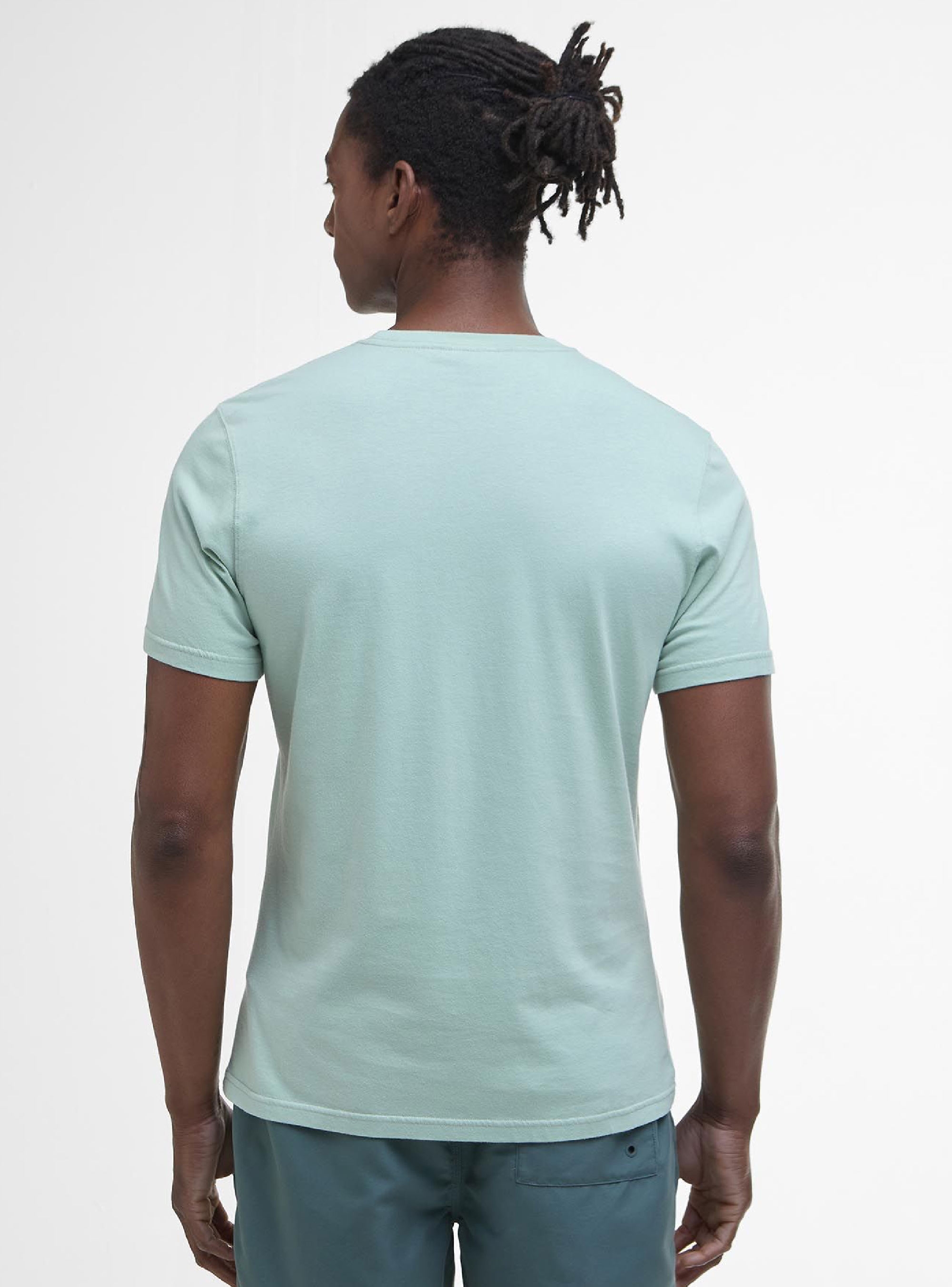 Barbour Cranmer Logo T-Shirt - Light Aquamarine