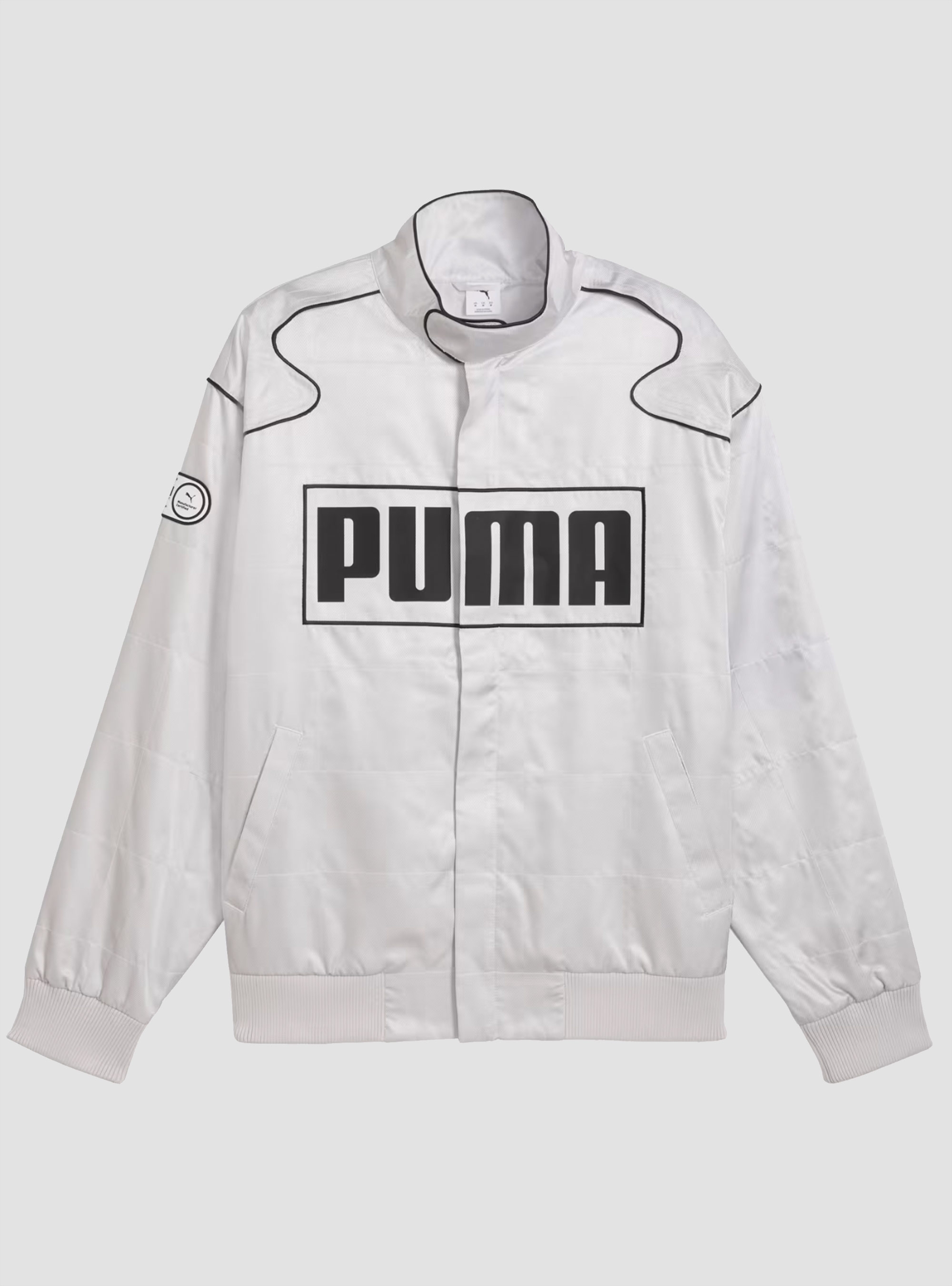 PUMA Relaxed Racer Jacket Unisex - Light Grey