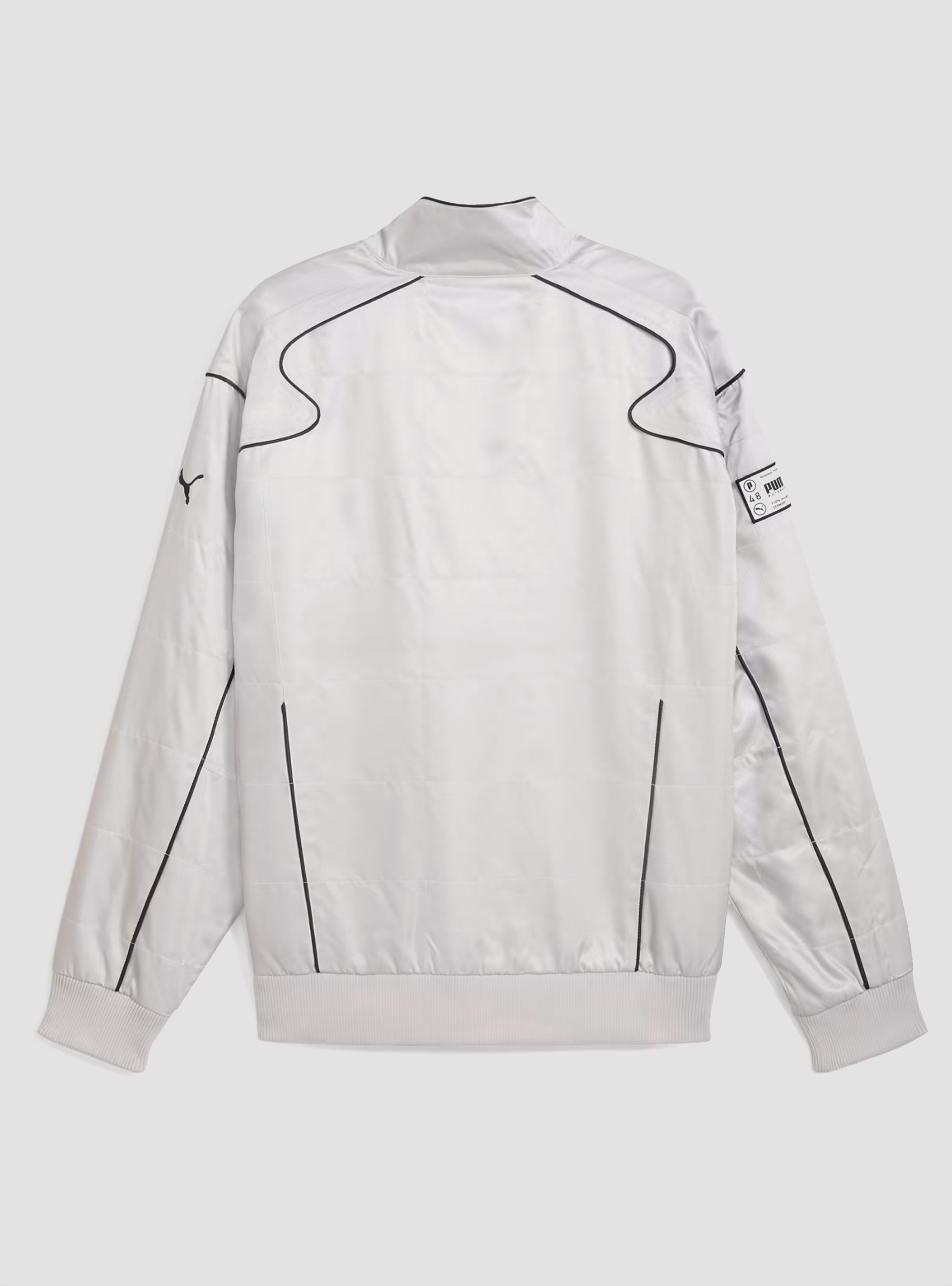PUMA Relaxed Racer Jacket Unisex - Light Grey