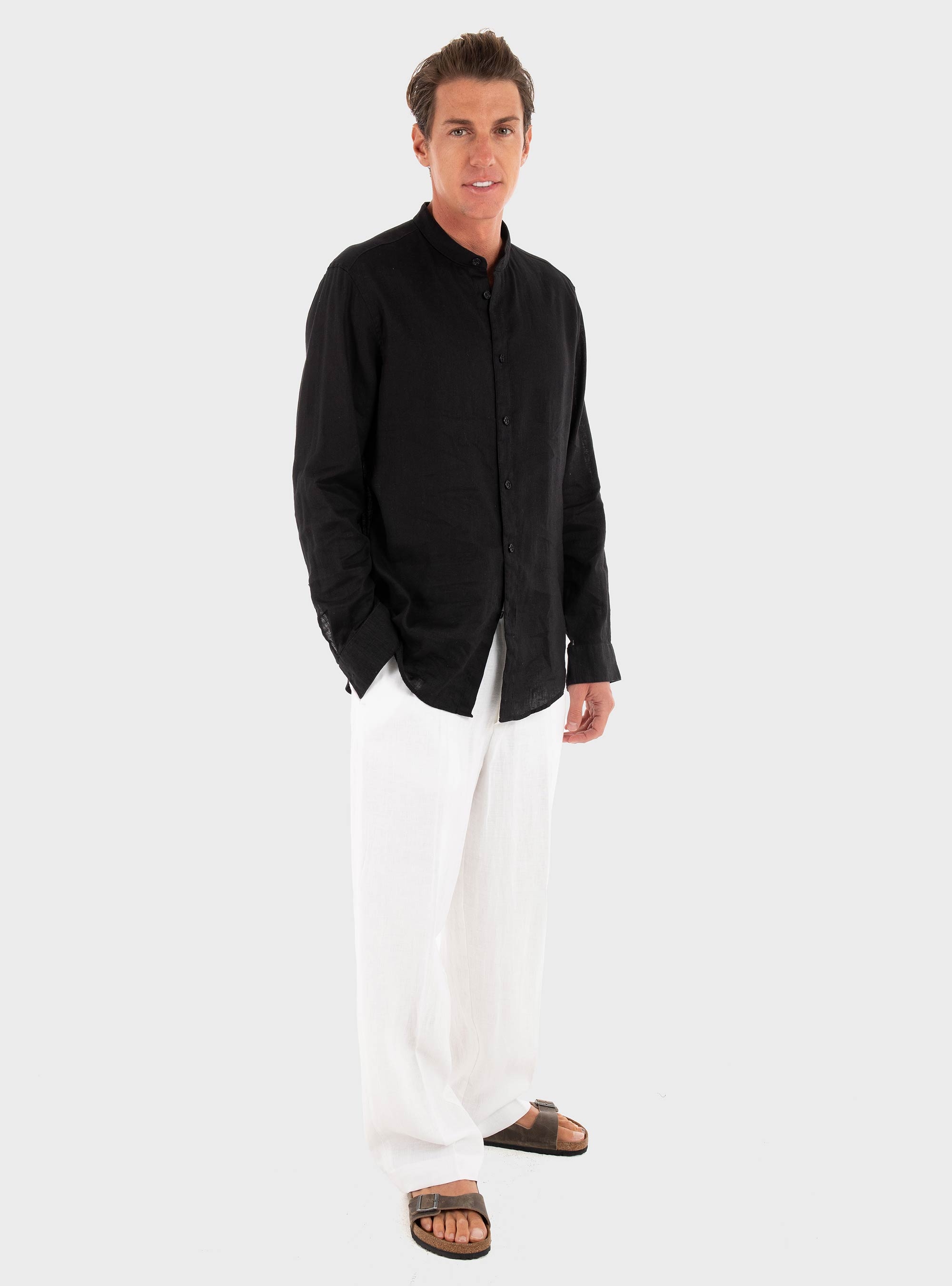 I'm Brian Linen Pants - White